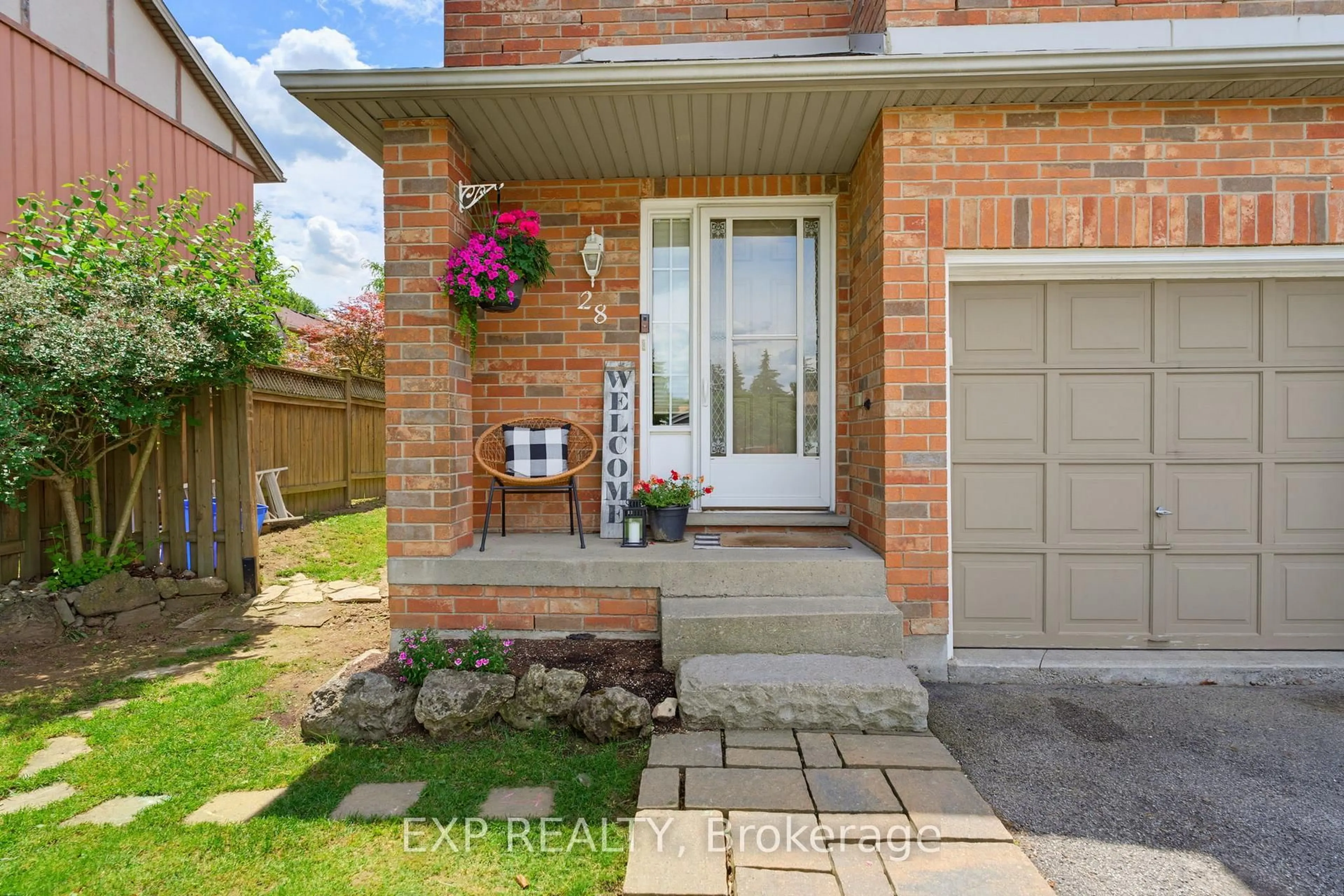 Home with brick exterior material, street for 10 Cadham Blvd #28, Hamilton Ontario L8W 3X6