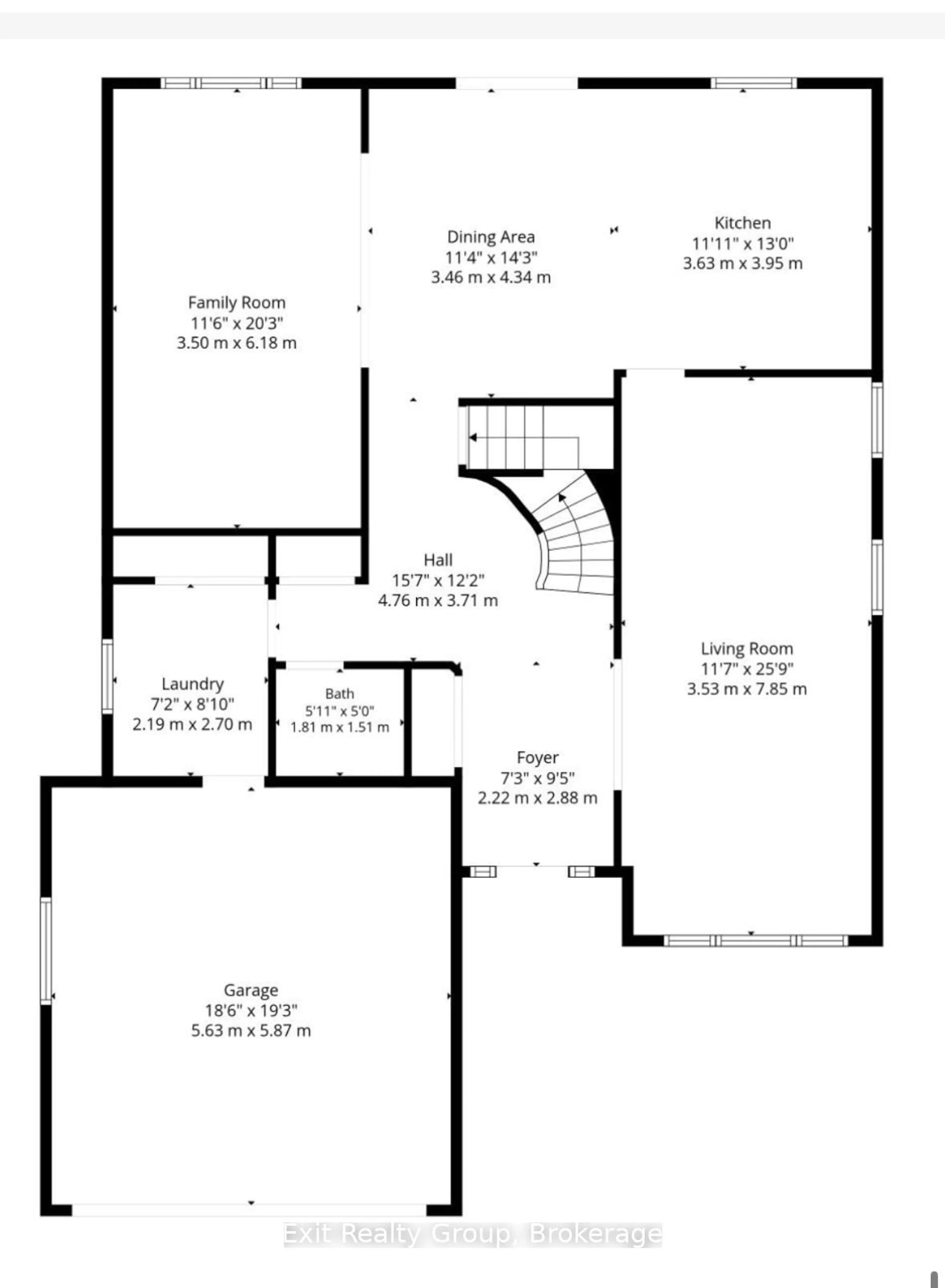 Floor plan for 29 Gale Cres, Belleville Ontario K8N 4Z5