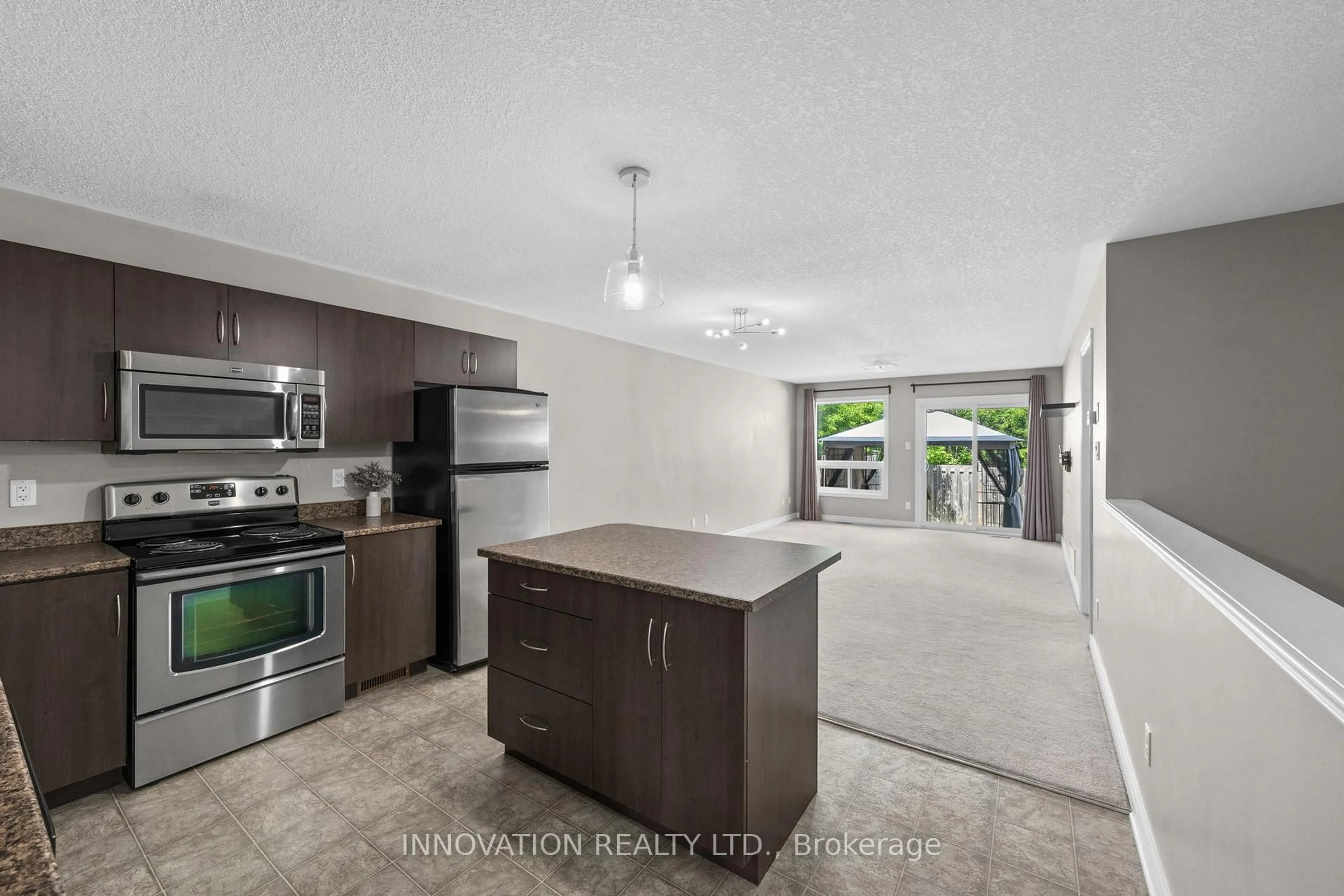 Open concept kitchen, ceramic/tile floor for 321 Finner Crt, Almonte Ontario K0A 1A0
