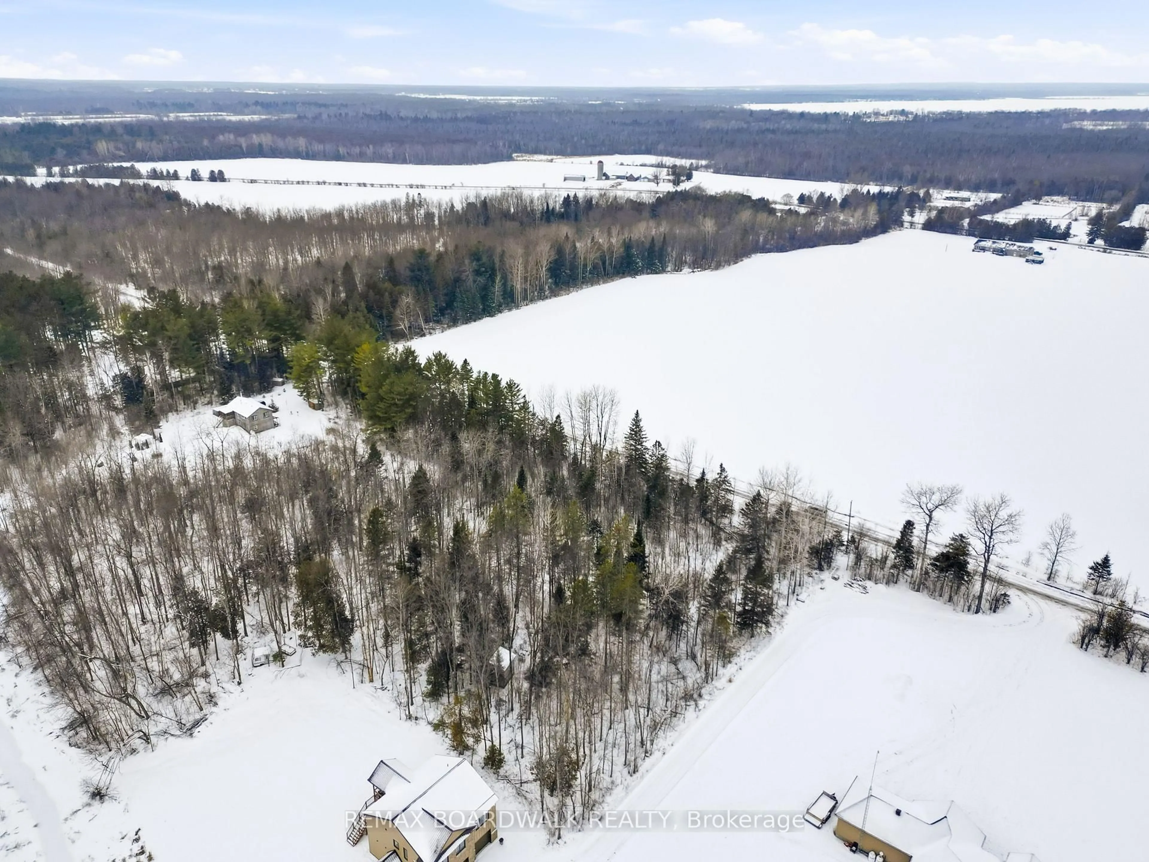 A pic from outside/outdoor area/front of a property/back of a property/a pic from drone, forest/trees view for Lot 69 Drummond Concession 5B Rd, Perth Ontario K7H 3C8