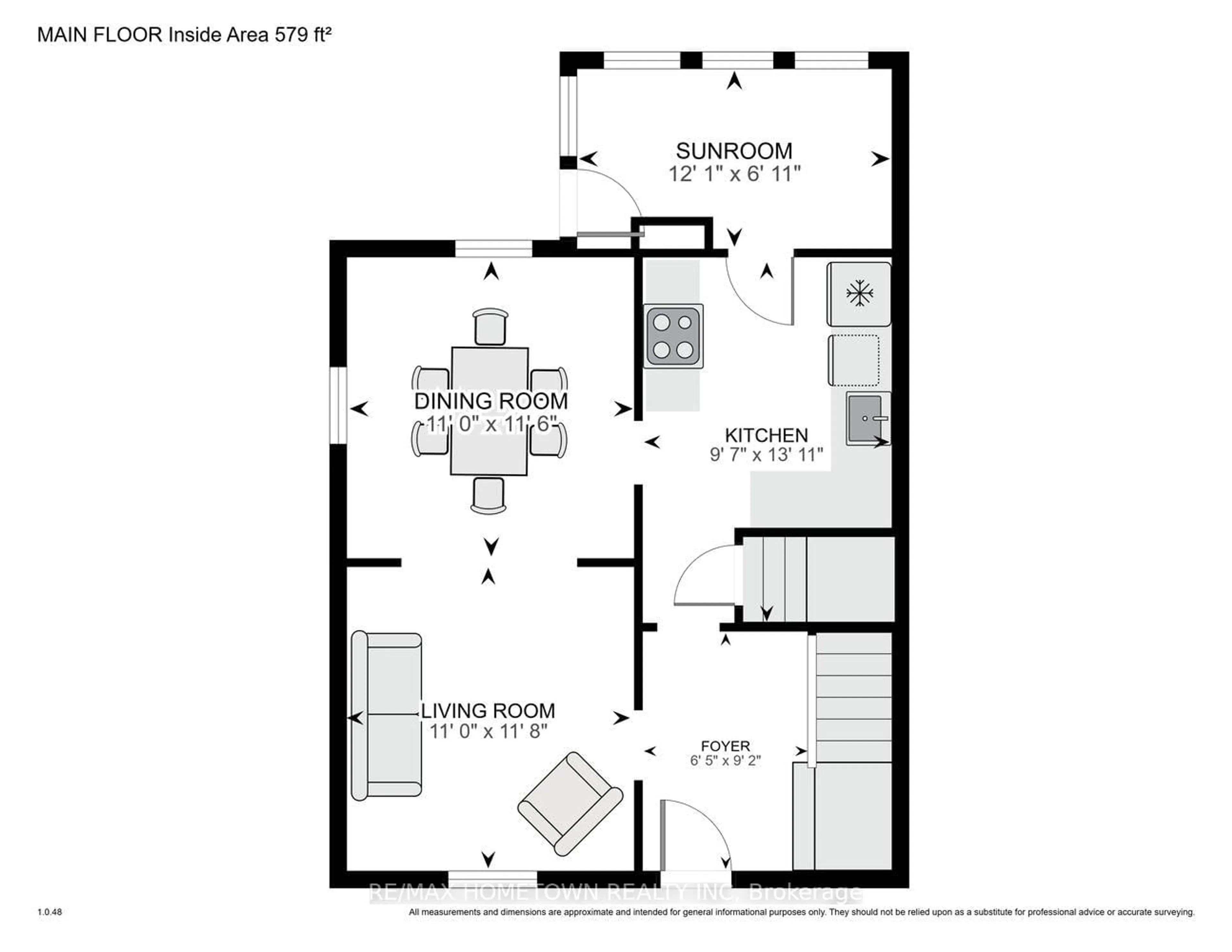 Floor plan for 108 Bethune St, Brockville Ontario K6V 2E4