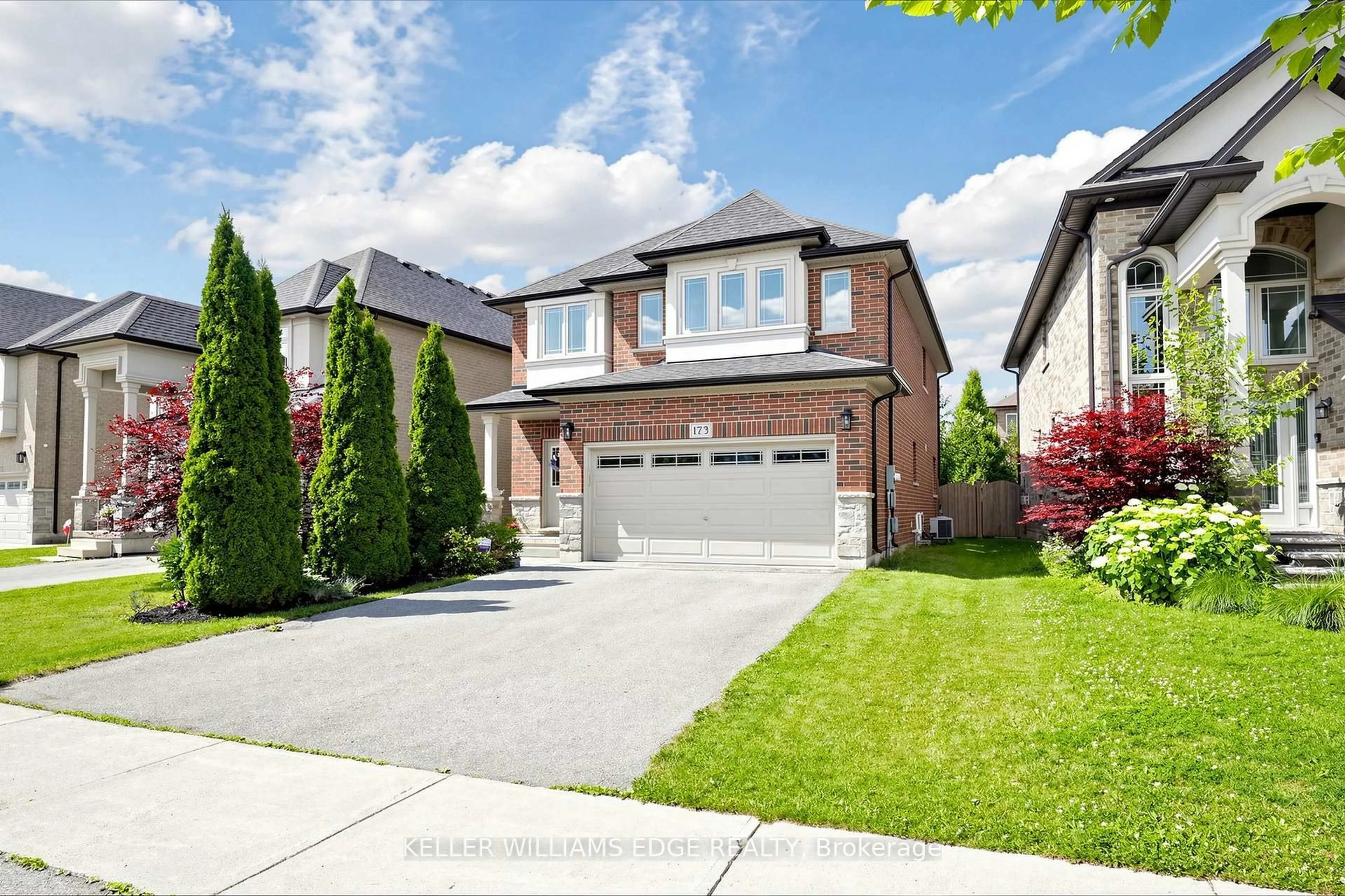 Home with brick exterior material, street for 173 Raymond Rd, Hamilton Ontario L9K 0G9