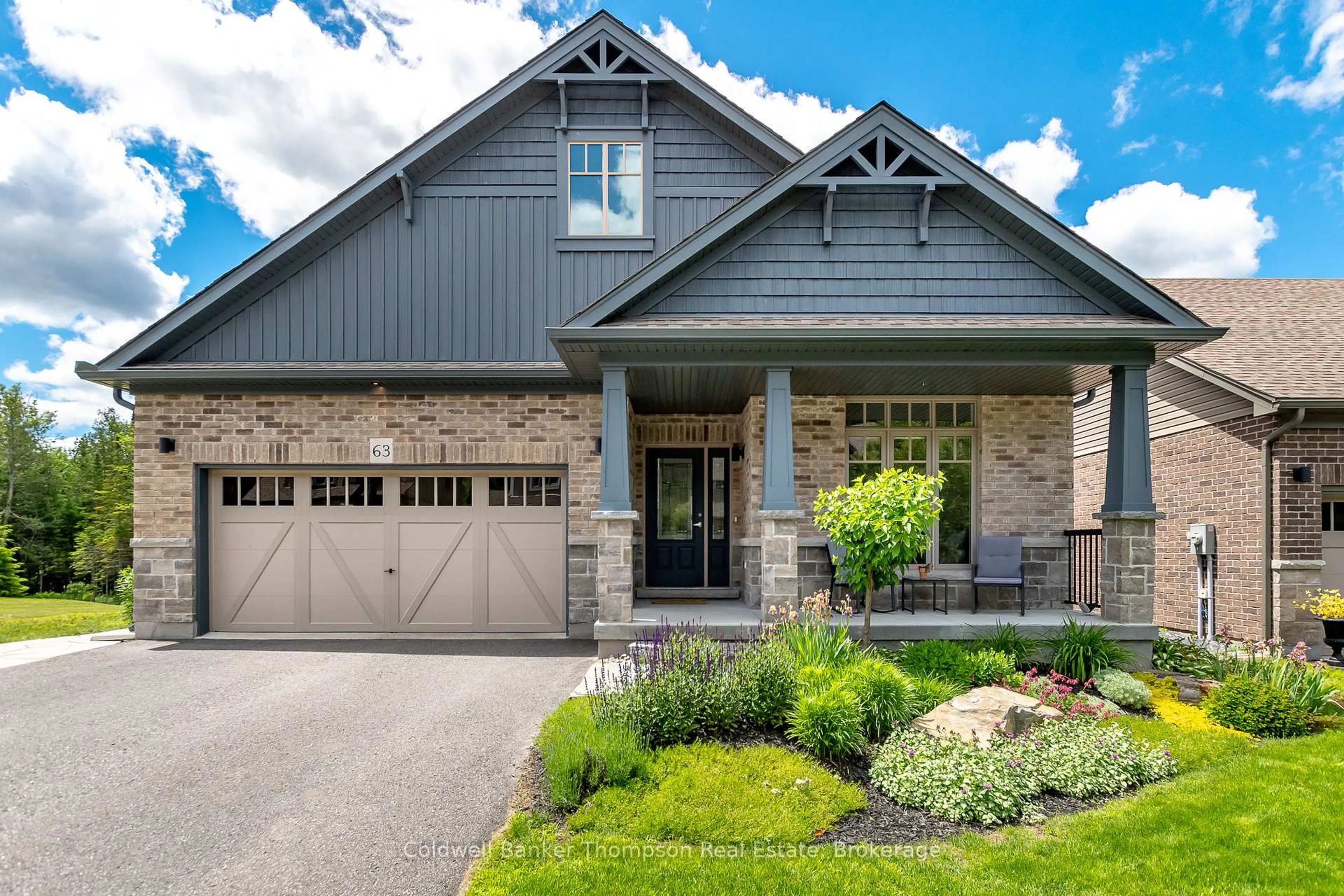 Home with brick exterior material, street for 63 Selkirk Dr, Huntsville Ontario P1H 0C6