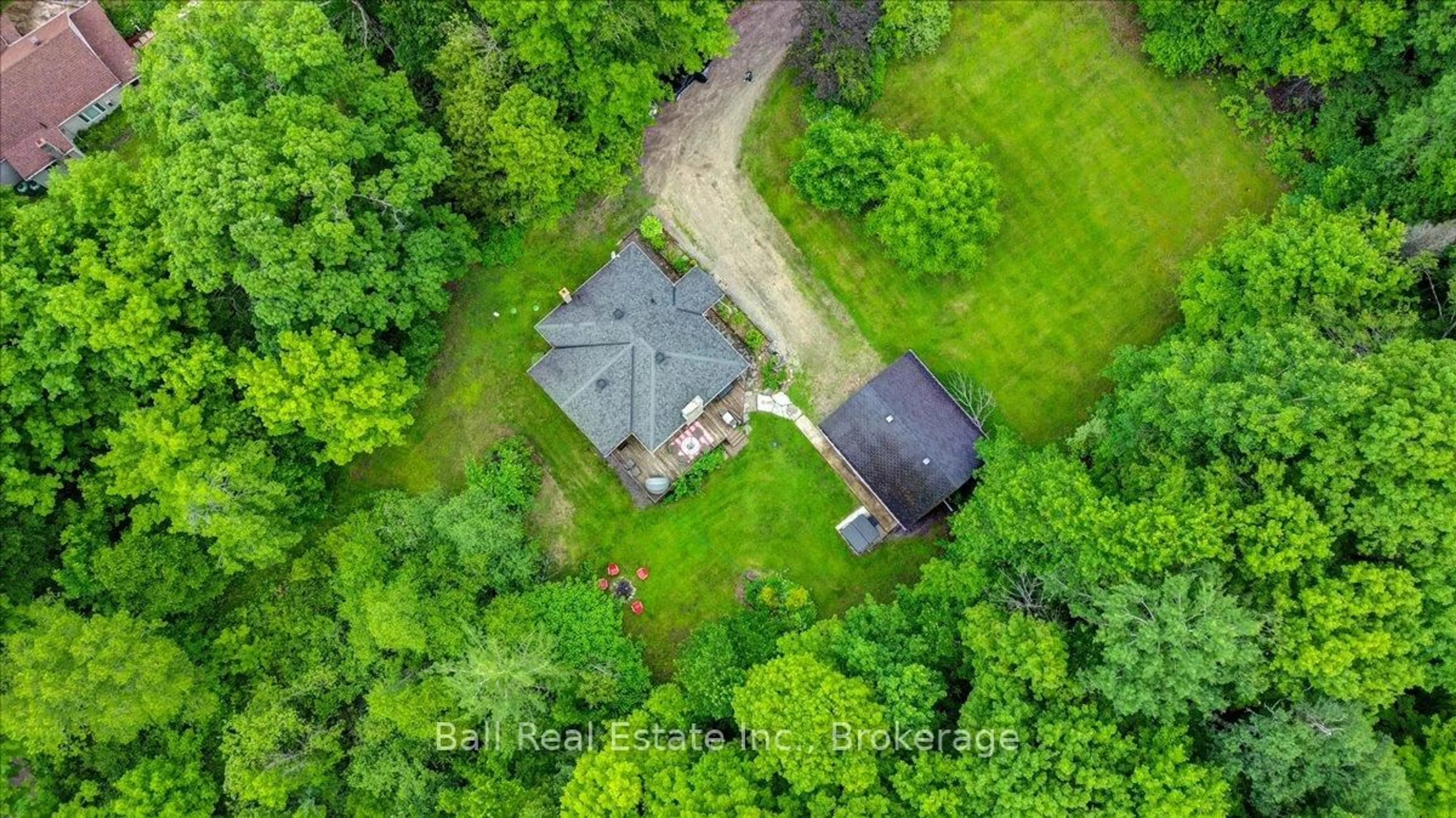 A pic from outside/outdoor area/front of a property/back of a property/a pic from drone, unknown for 1482 South Baptiste Lake Rd, Bancroft Ontario K0L 1C0