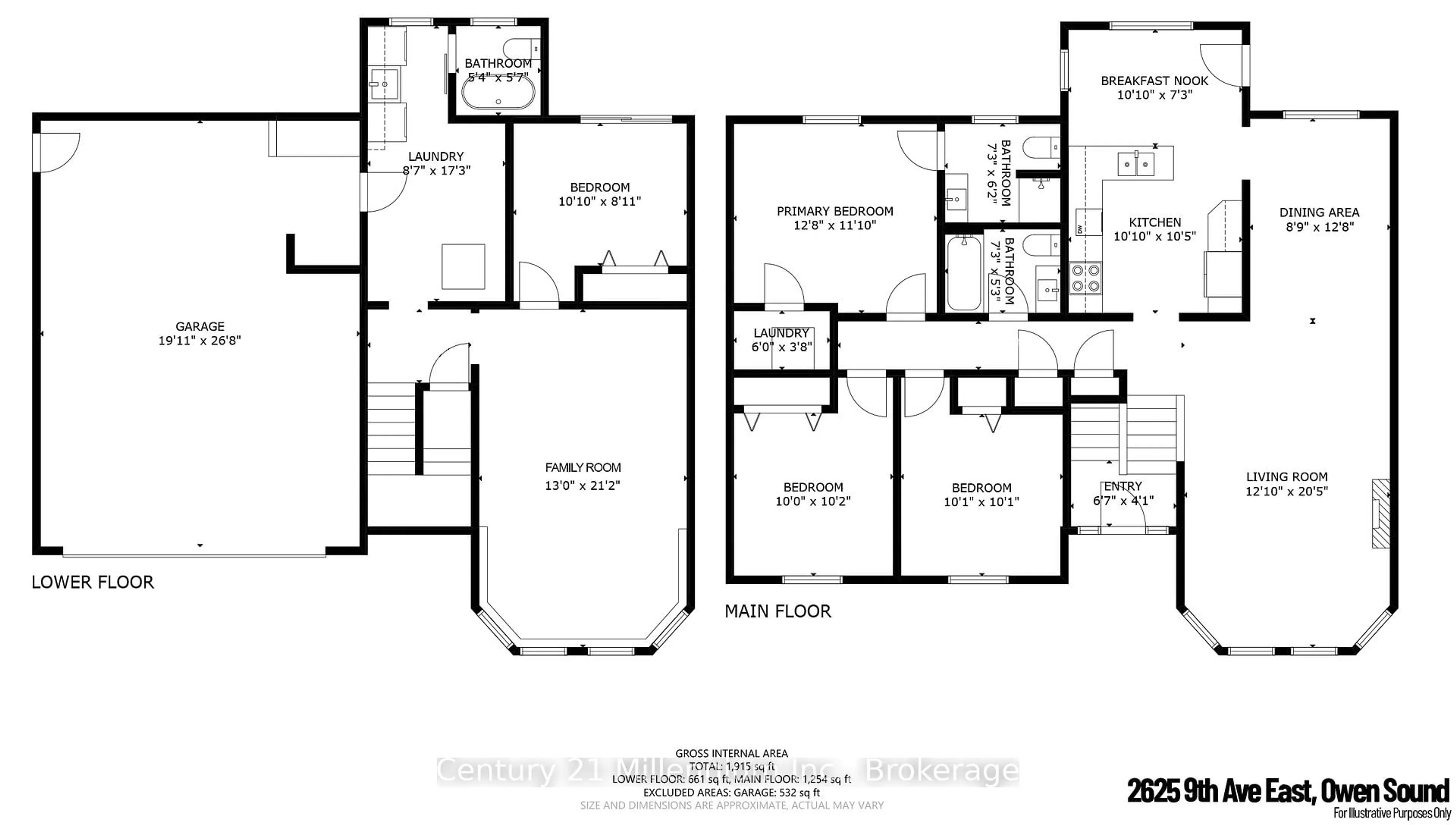Floor plan for 2625 9th Ave, Owen Sound Ontario N4K 3H6