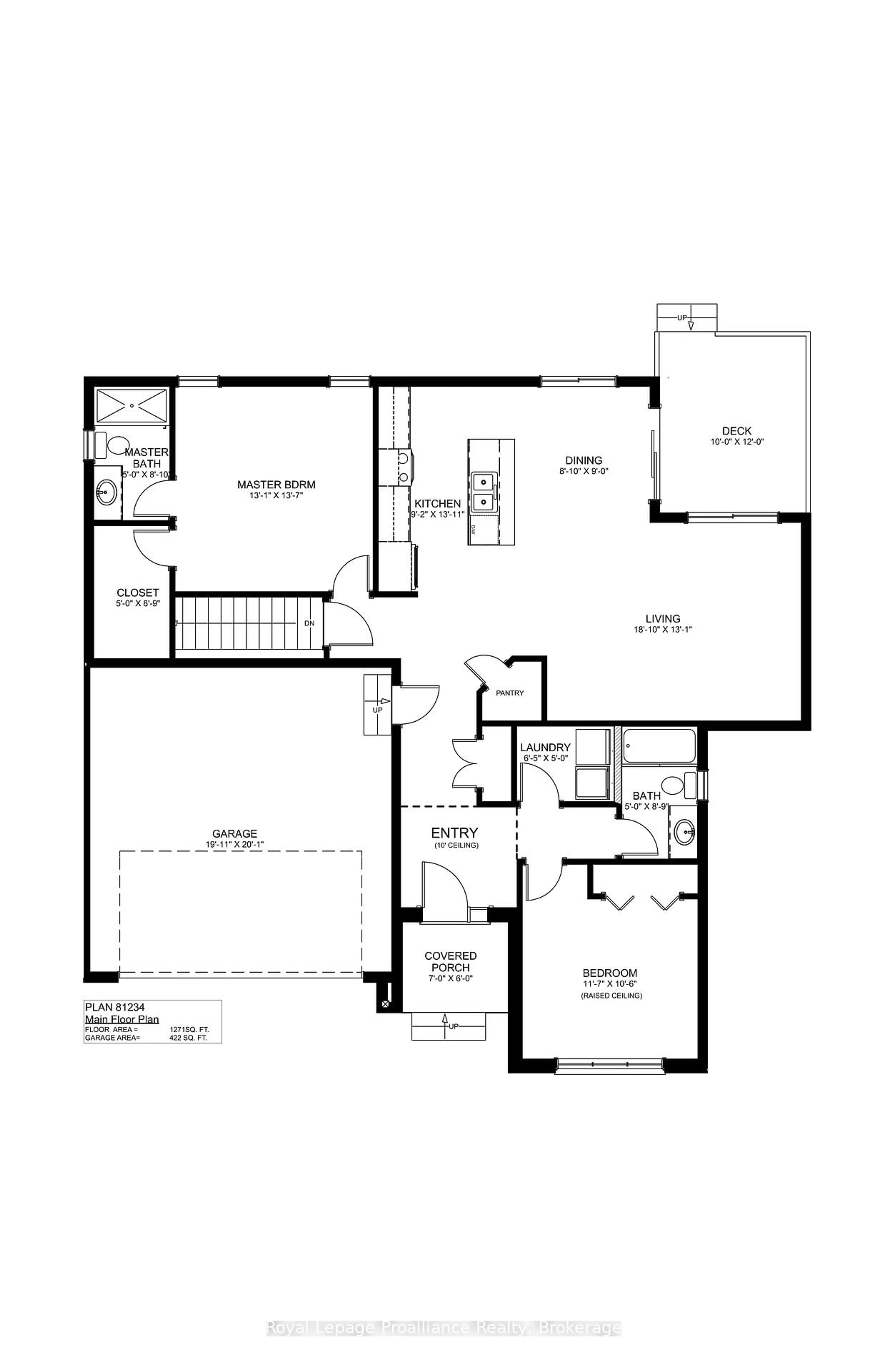 Floor plan for 20 Horton Crt, Belleville Ontario K8P 0G7