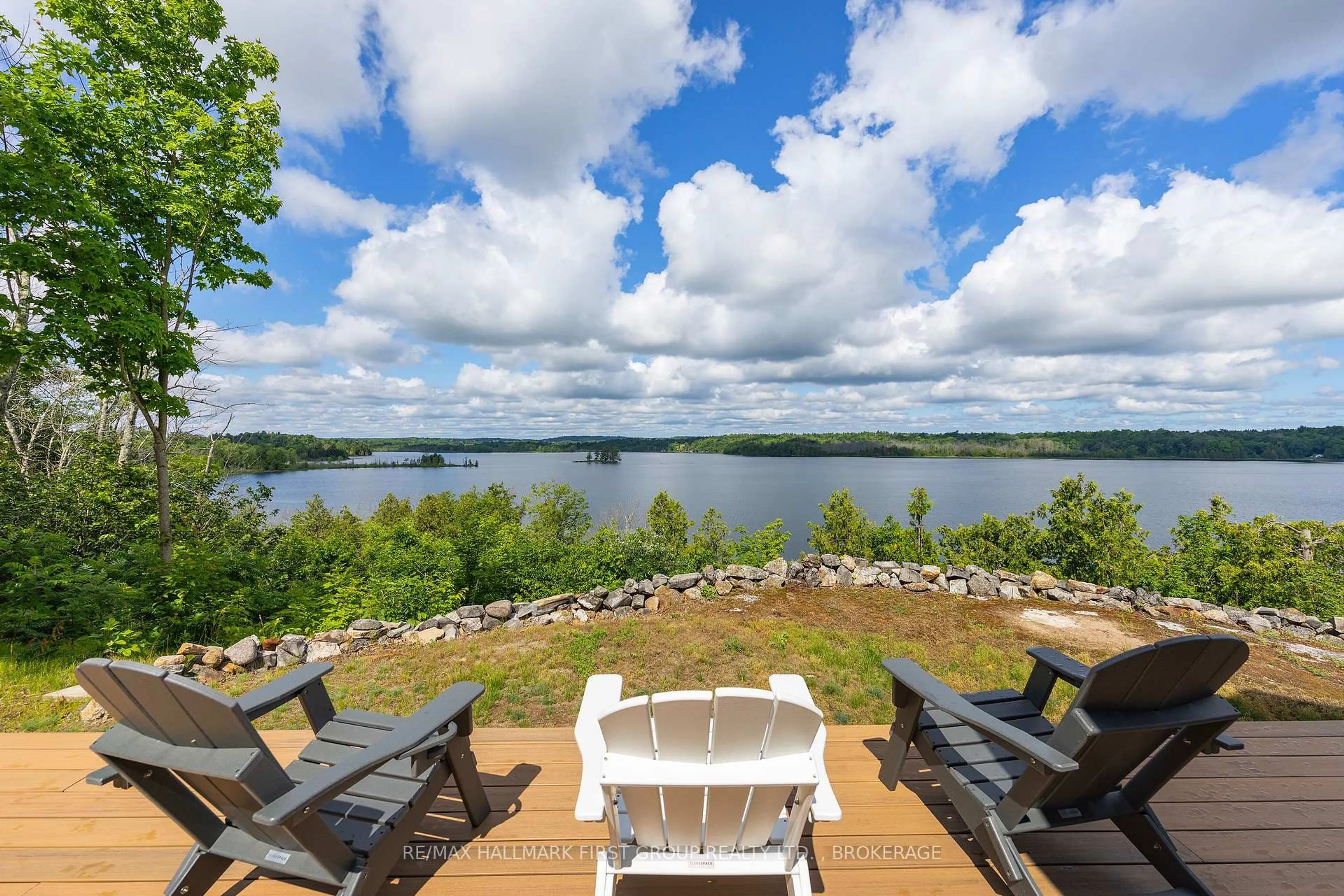 Patio, water/lake/river/ocean view for 812 Buck Hollow Lane, Leeds and the Thousand Islands Ontario K0E 1N0