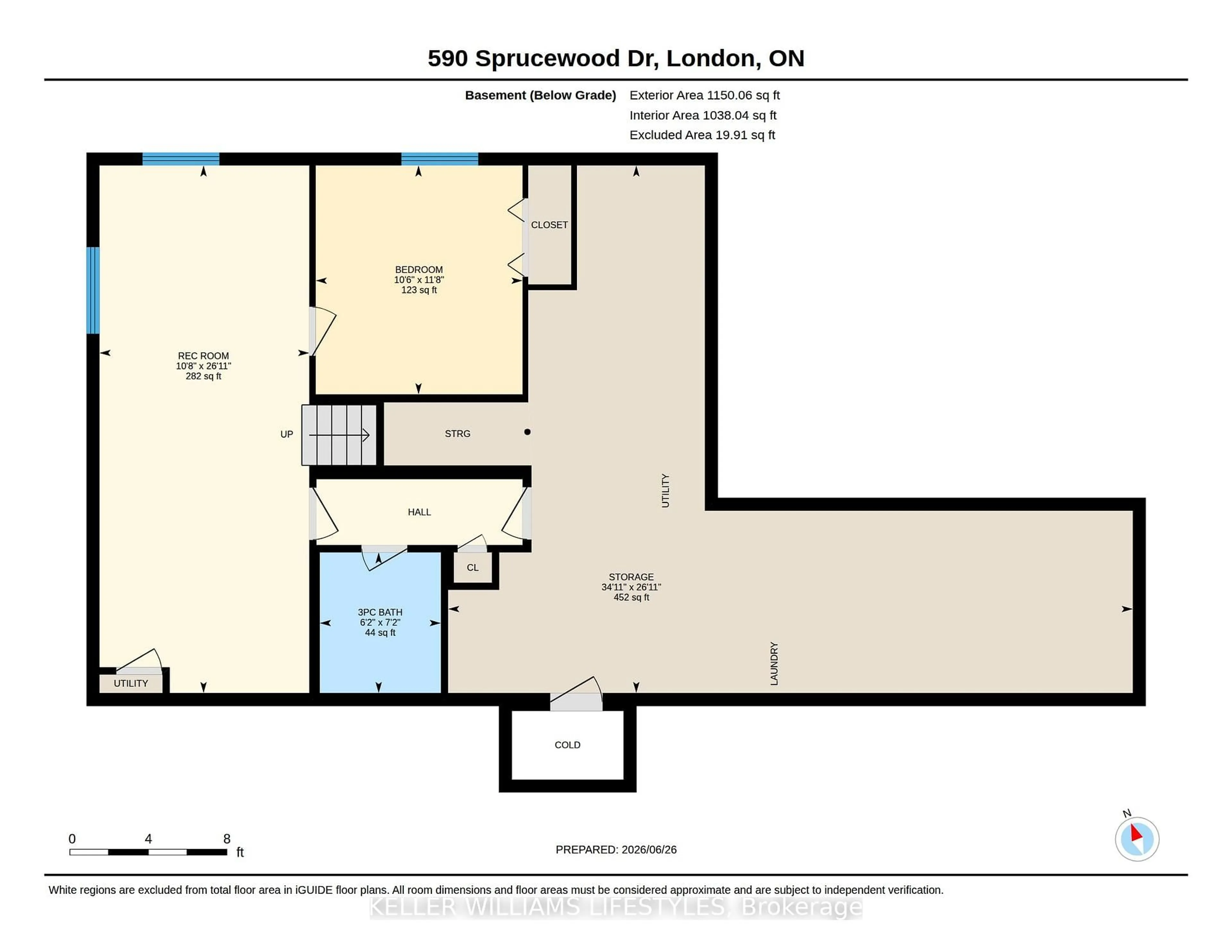 Floor plan for 590 SPRUCEWOOD Dr, London North Ontario N5X 4J5