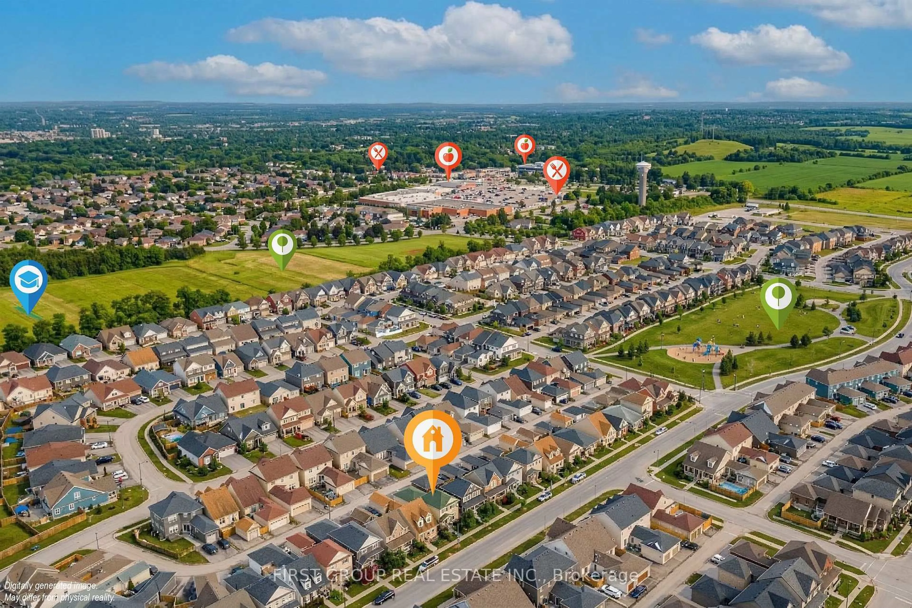 A pic from outside/outdoor area/front of a property/back of a property/a pic from drone, street for 936 Broadway Blvd, Peterborough Ontario K9H 0G8