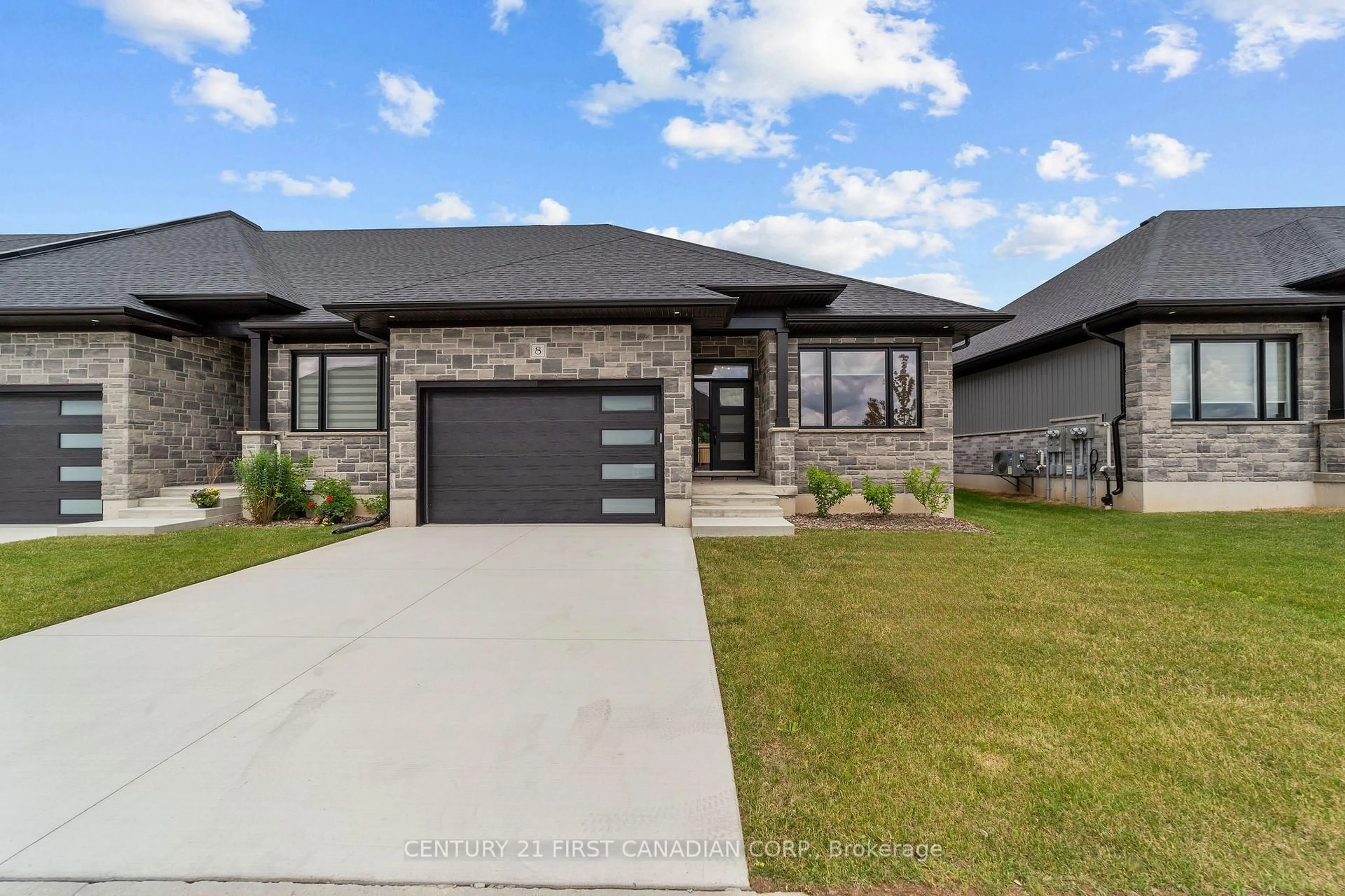 Home with brick exterior material, street for 32 Postma Cres #12, North Middlesex Ontario N0M 1A0
