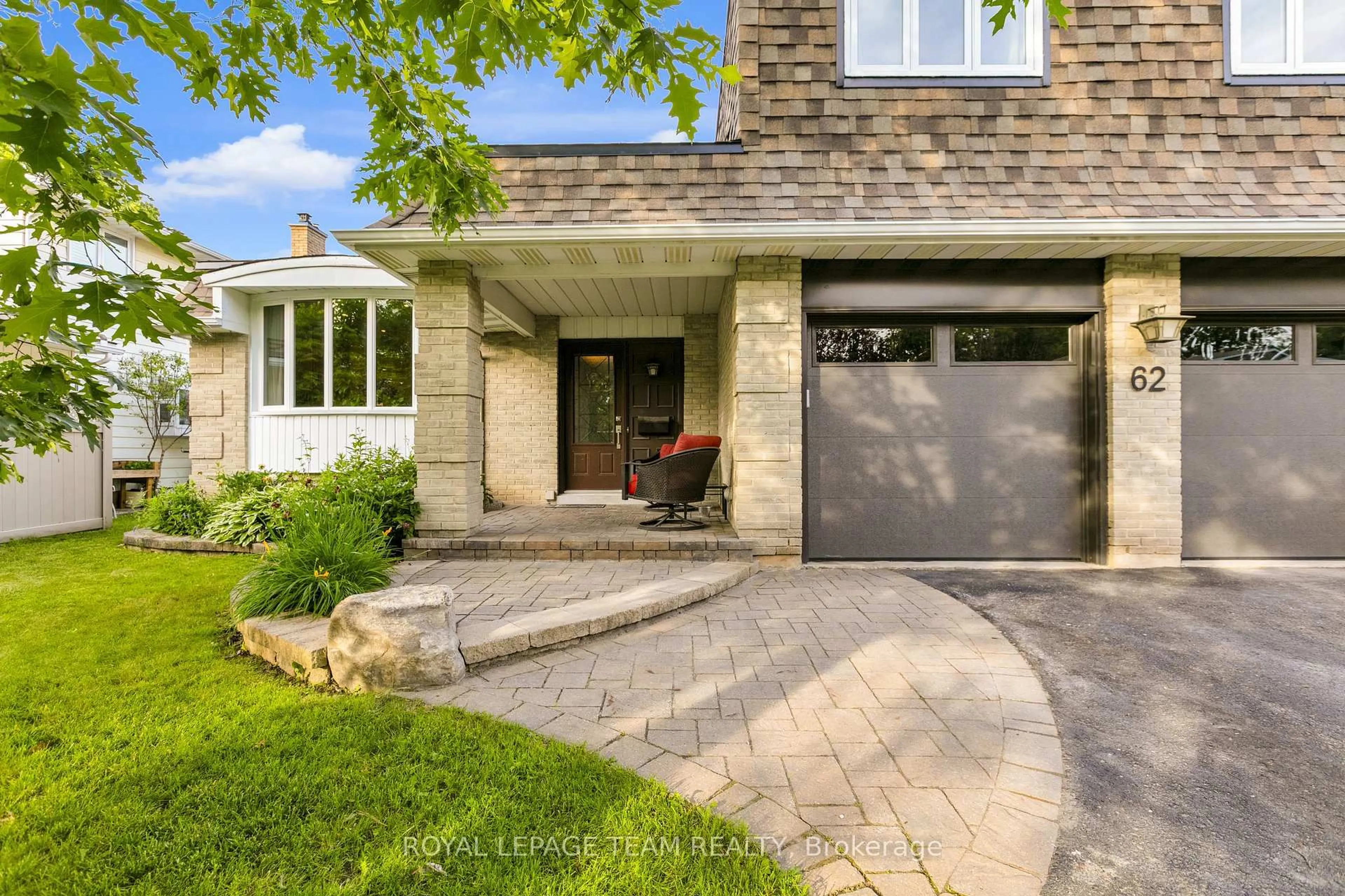 Home with brick exterior material, street for 62 Northpark Dr, Ottawa Ontario K1B 3R8