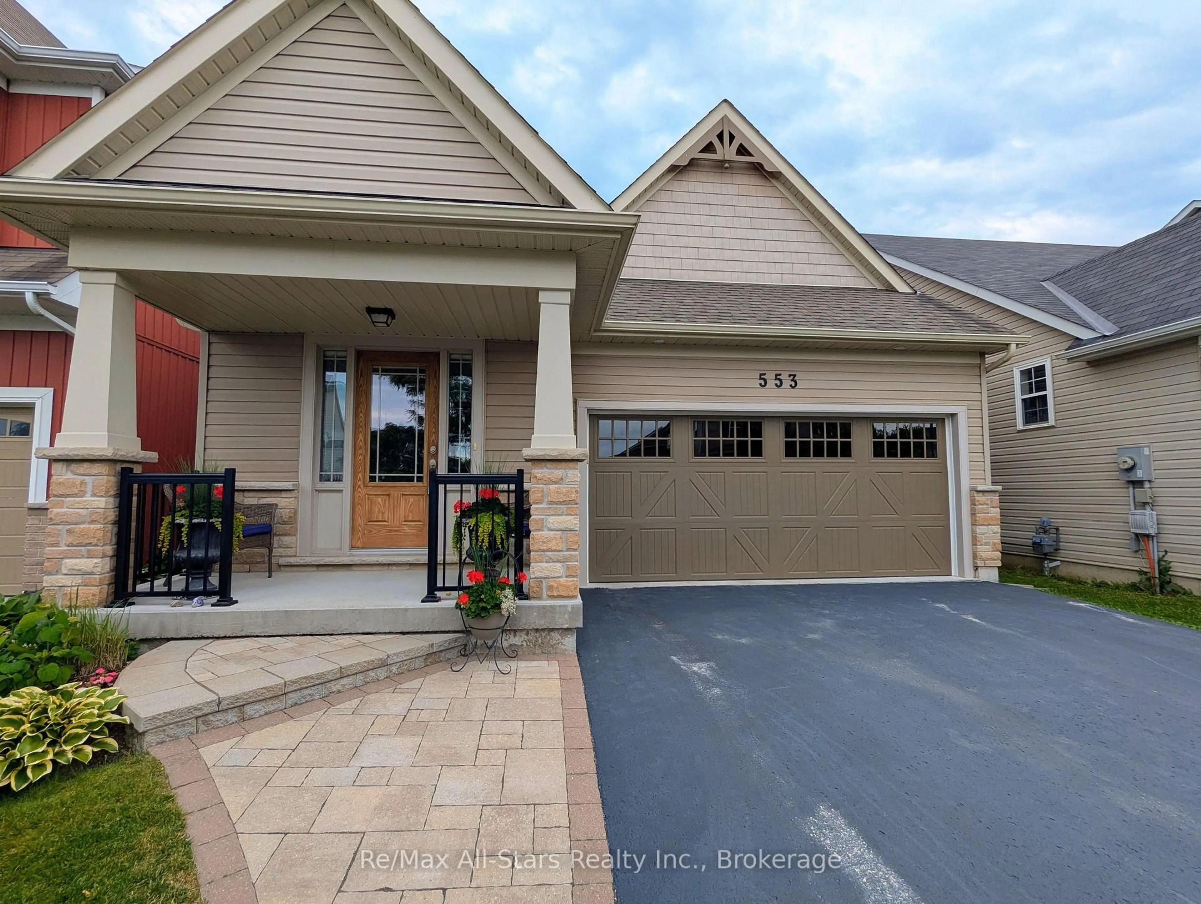 Home with brick exterior material, street for 553 Grange Way, Peterborough Ontario K9H 7M9