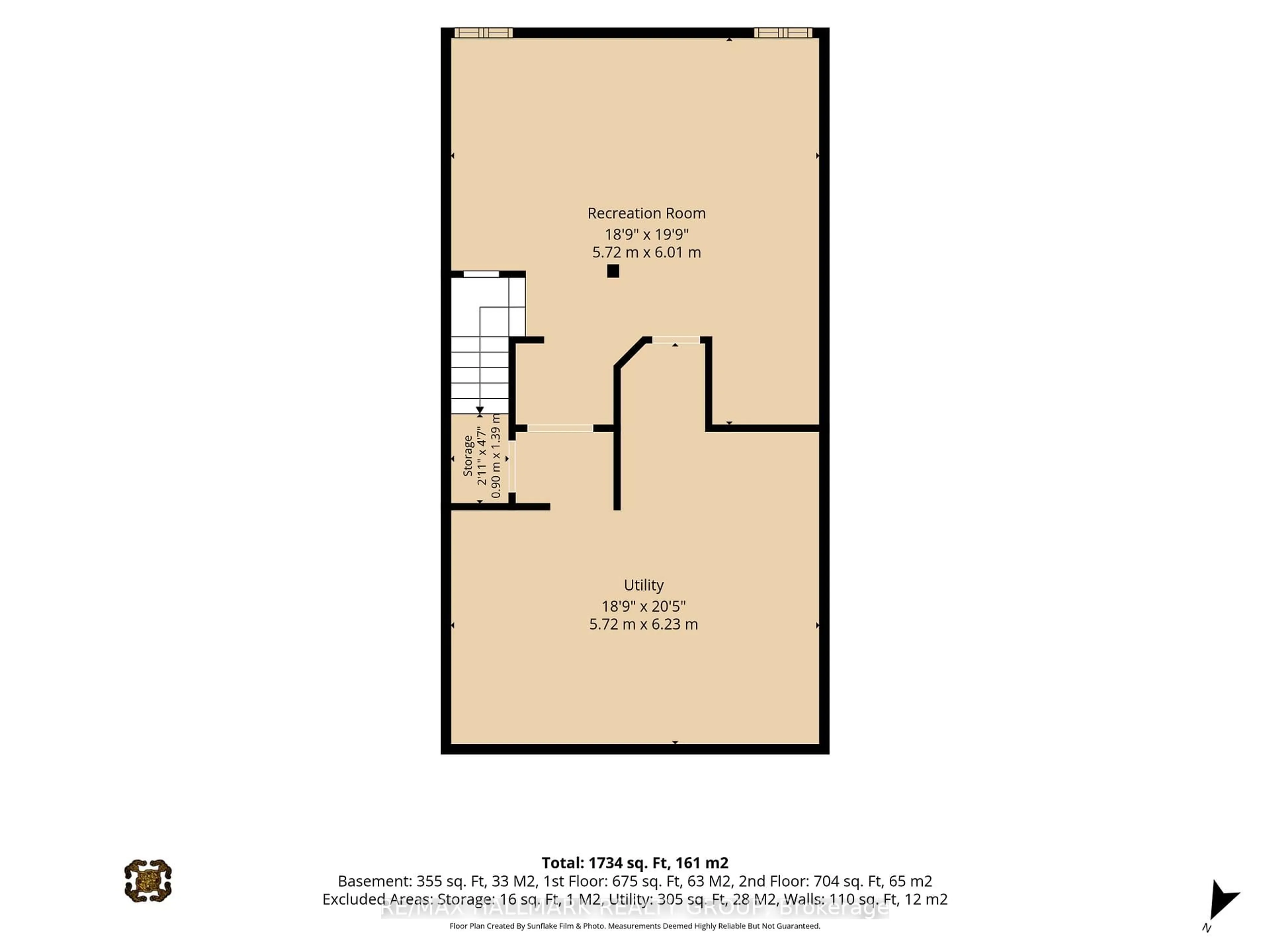 Floor plan for 820 Cahill Dr #69, Ottawa Ontario K1V 9K4