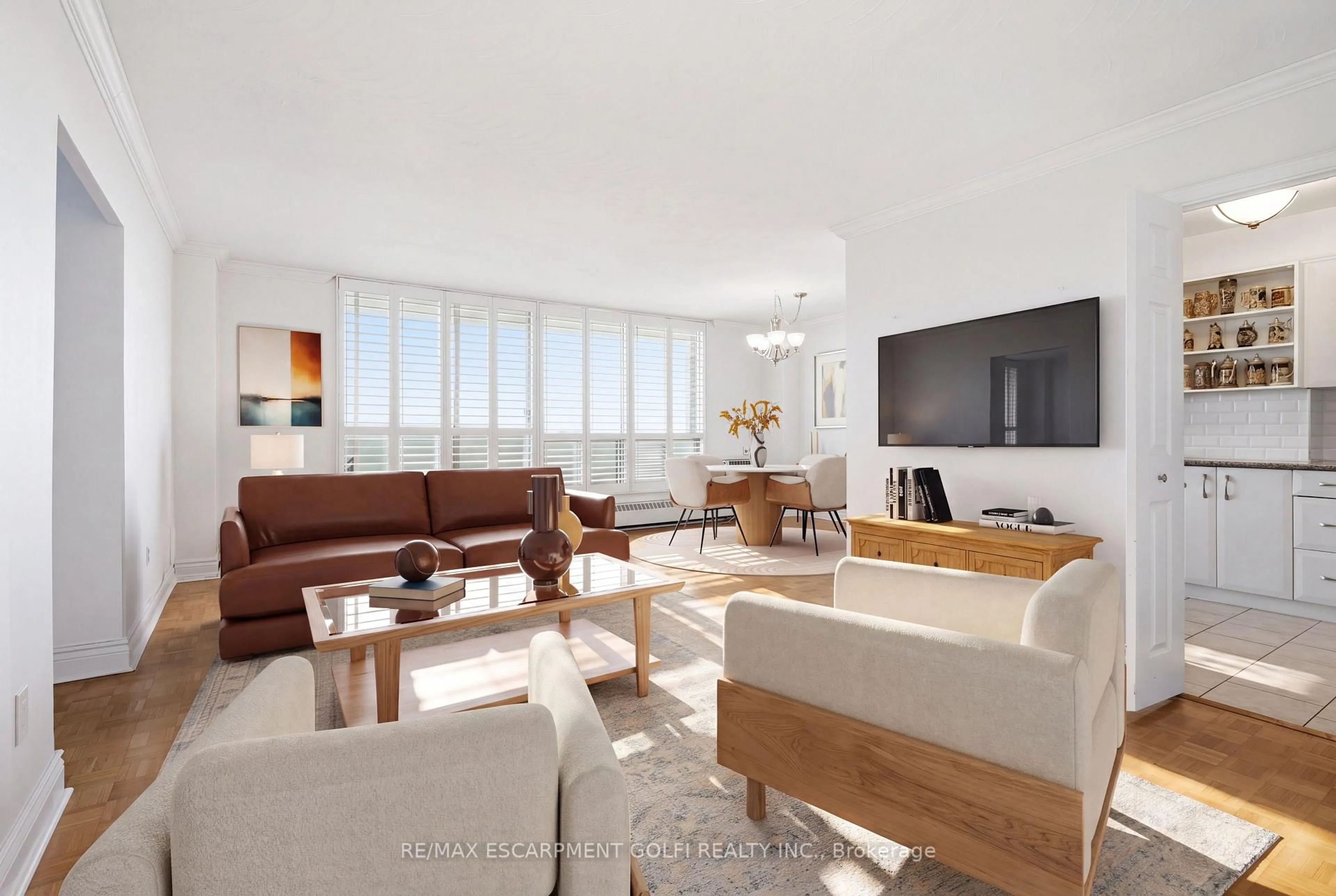 Living room with furniture, unknown for 15 Towering Heights Blvd #1005, St. Catharines Ontario L2T 3G7