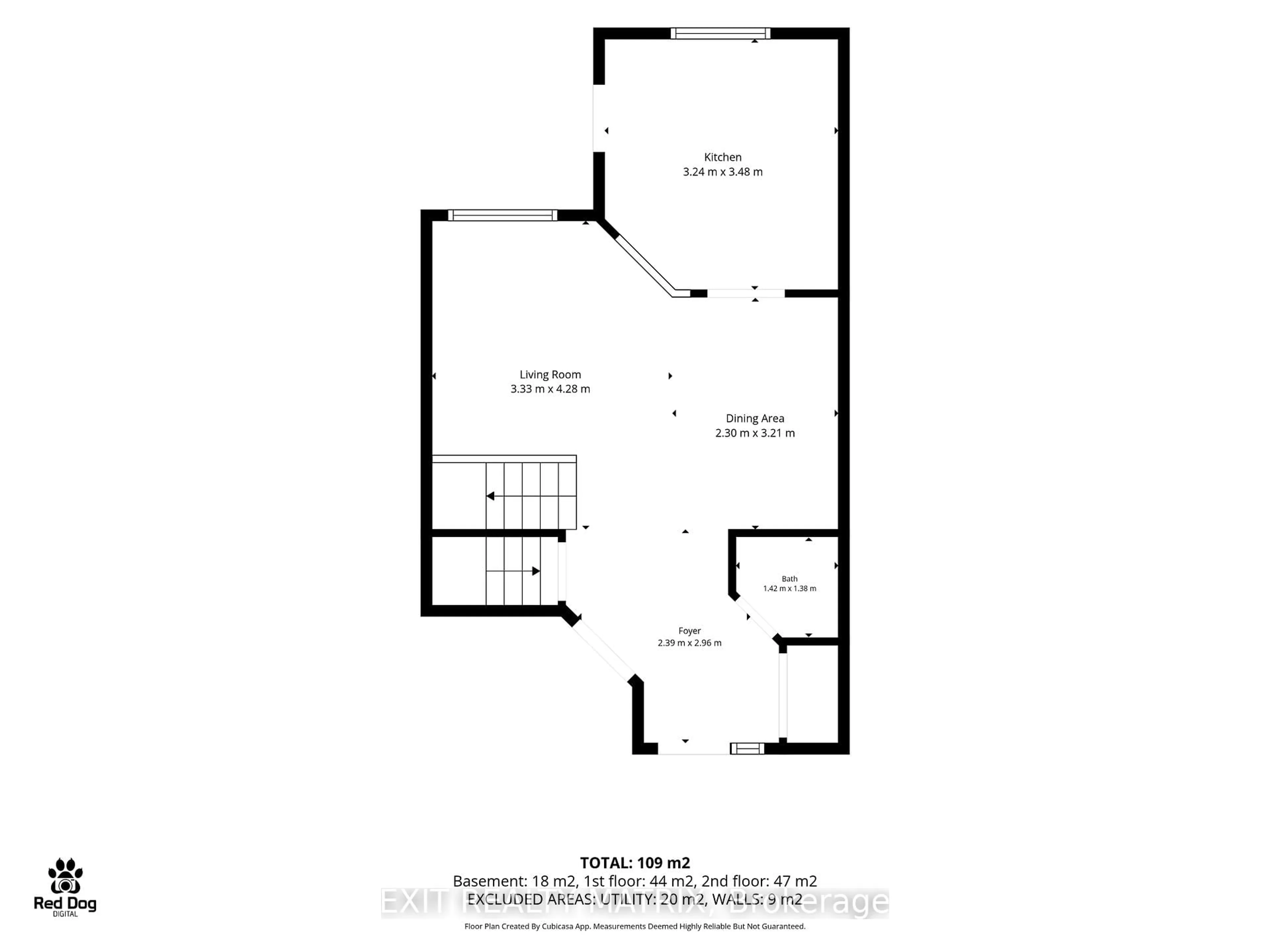 Floor plan for 4620 Ogilvie Walk Cres, Ottawa Ontario K1J 1G7
