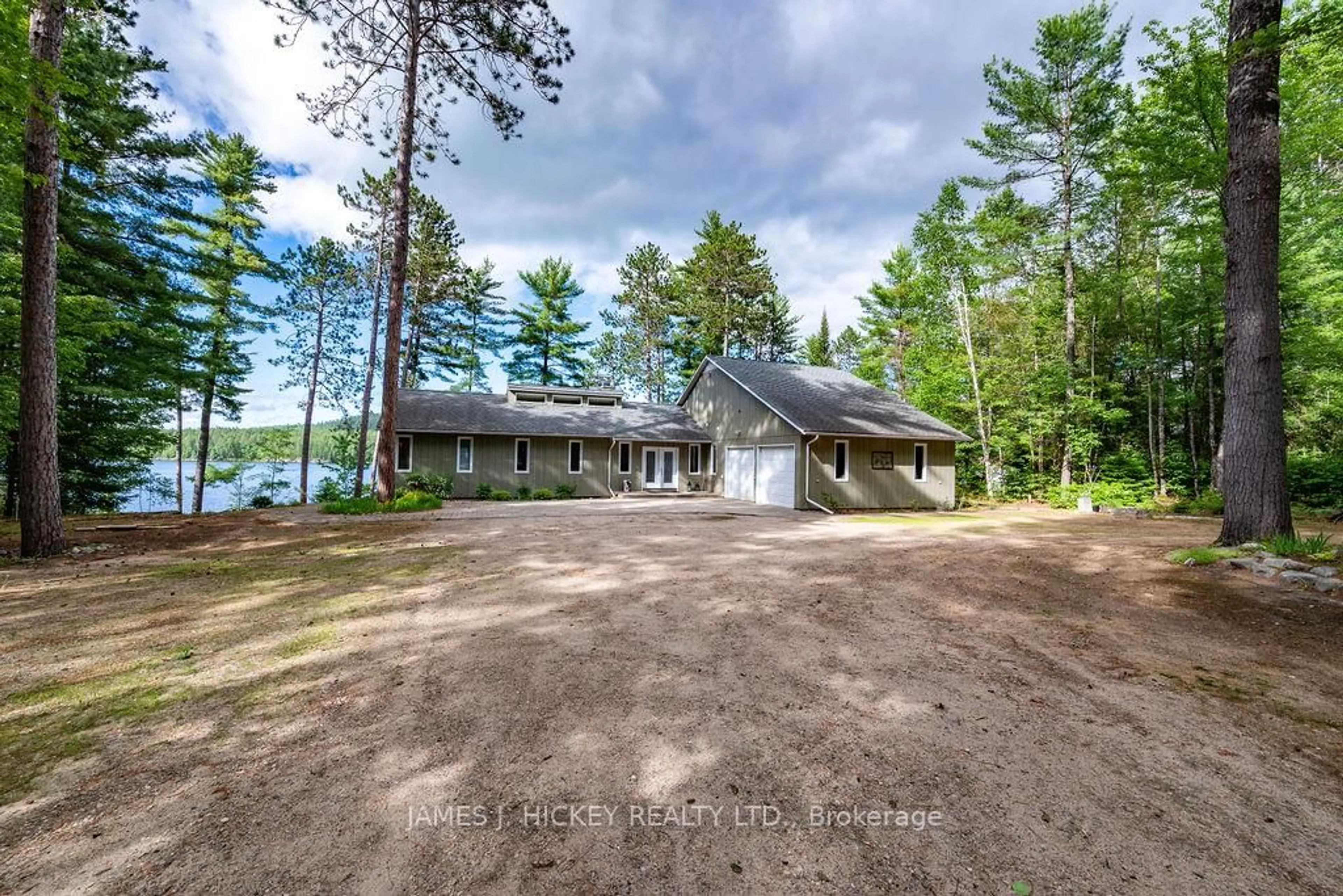 A pic from outside/outdoor area/front of a property/back of a property/a pic from drone, water/lake/river/ocean view for 35732B HWY 17 West Highway, Deep River Ontario K0J 1P0
