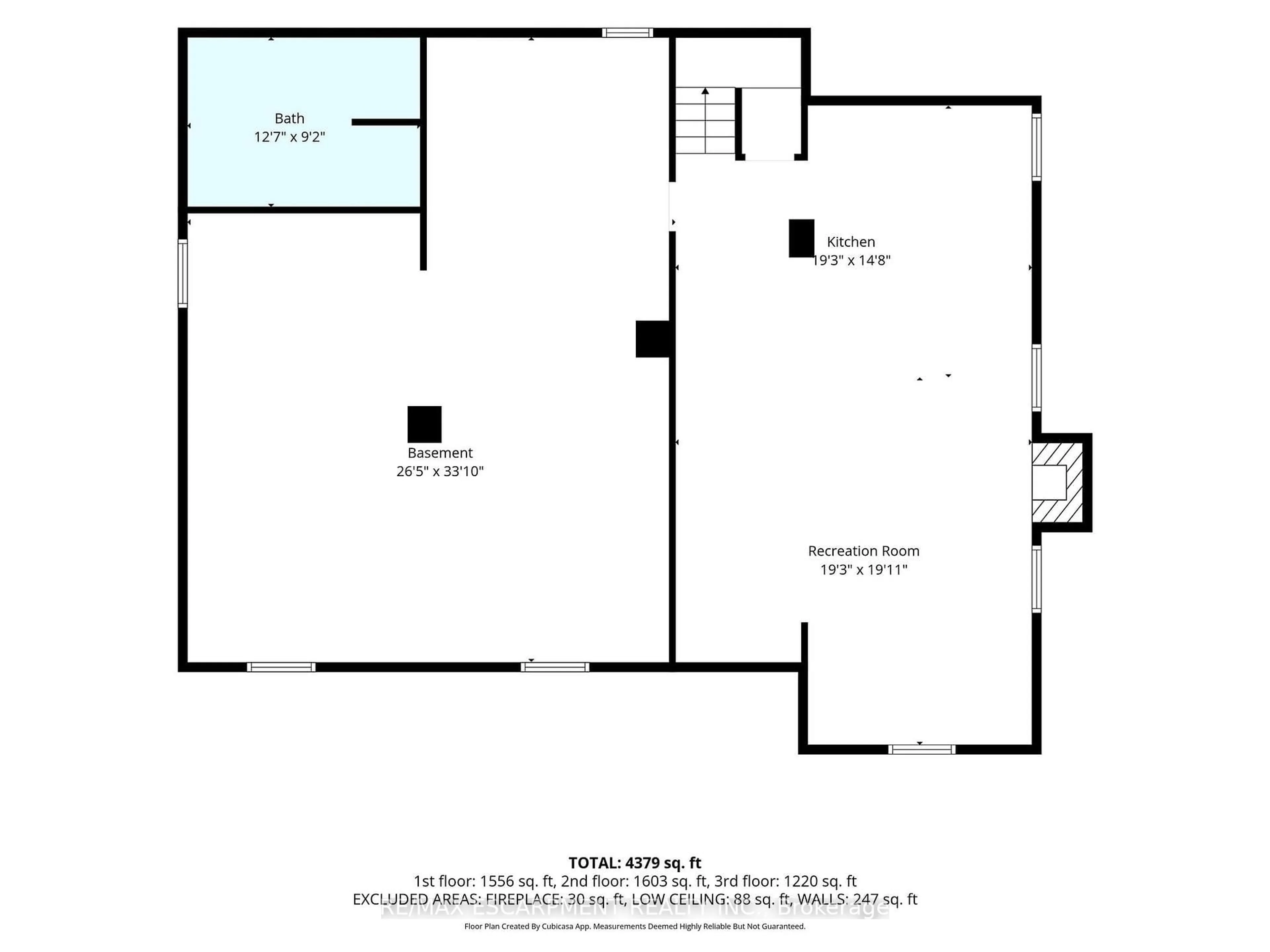 Floor plan for 1260 Highway 8, Hamilton Ontario L8E 5Y3