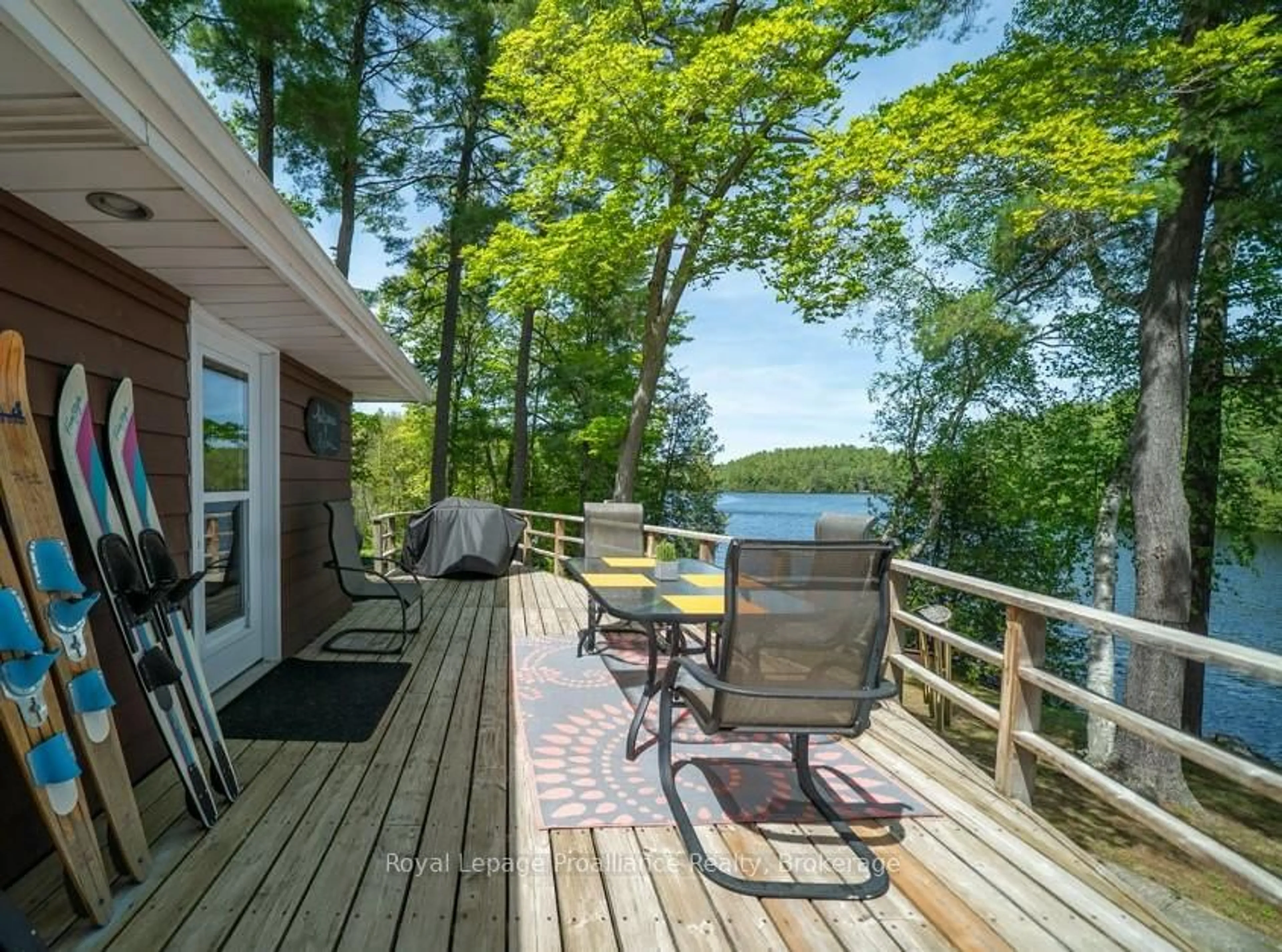 Patio, water/lake/river/ocean view for 1022 Fosters Lane, Cloyne Ontario K0H 1K0