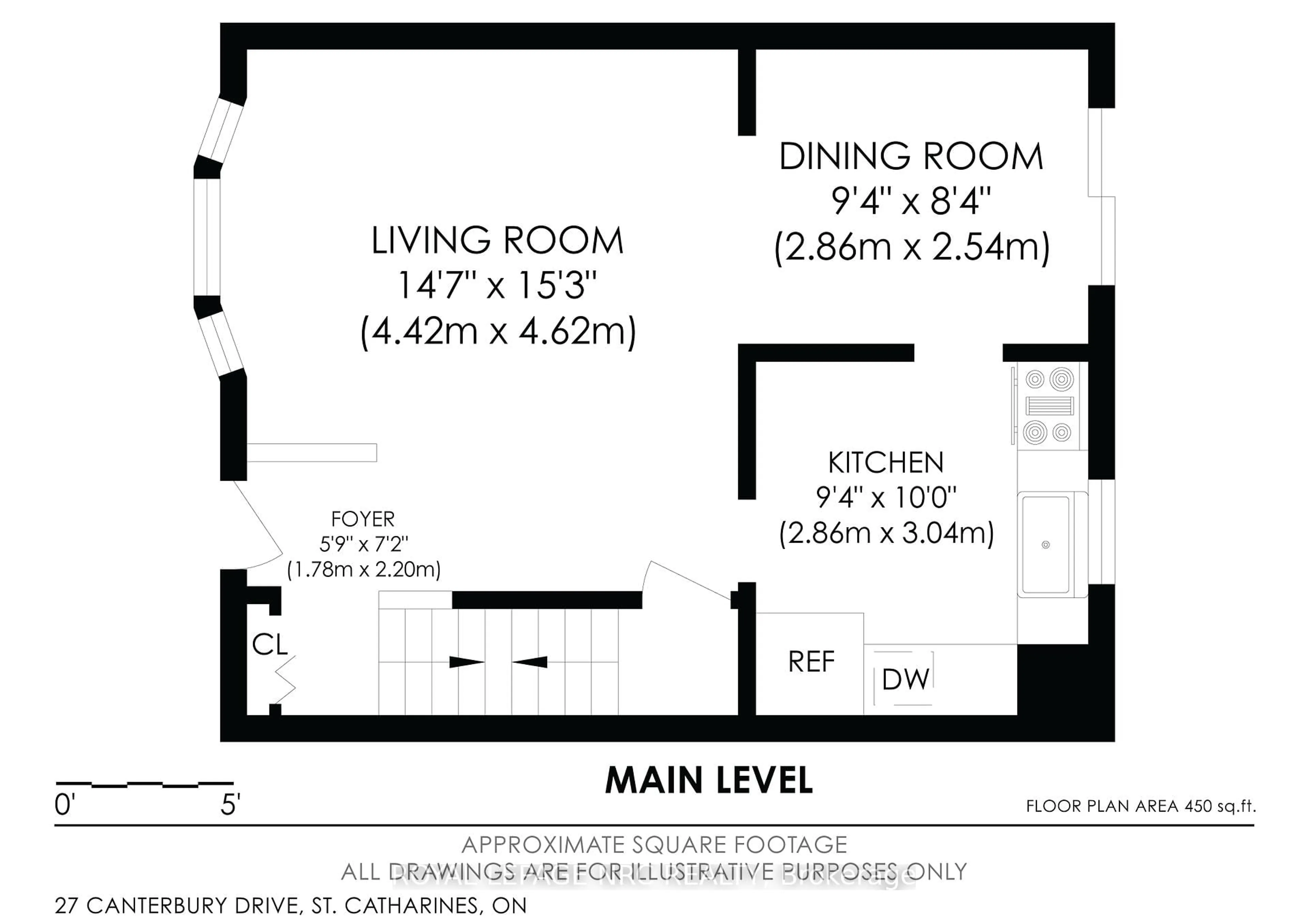 Floor plan for 27 Canterbury Dr, St. Catharines Ontario L2P 3M6
