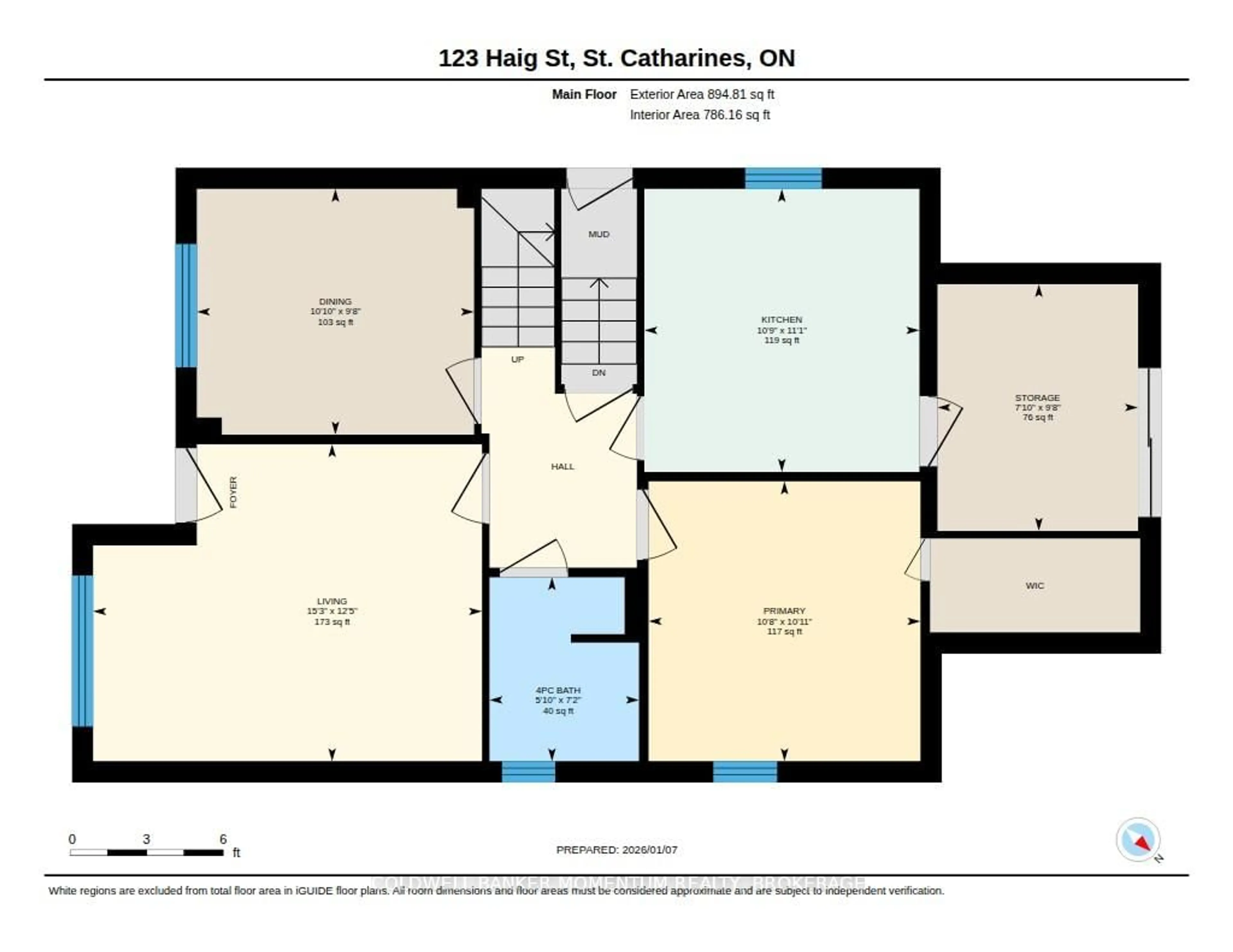 Floor plan for 123 Haig St, St. Catharines Ontario L2R 7G7