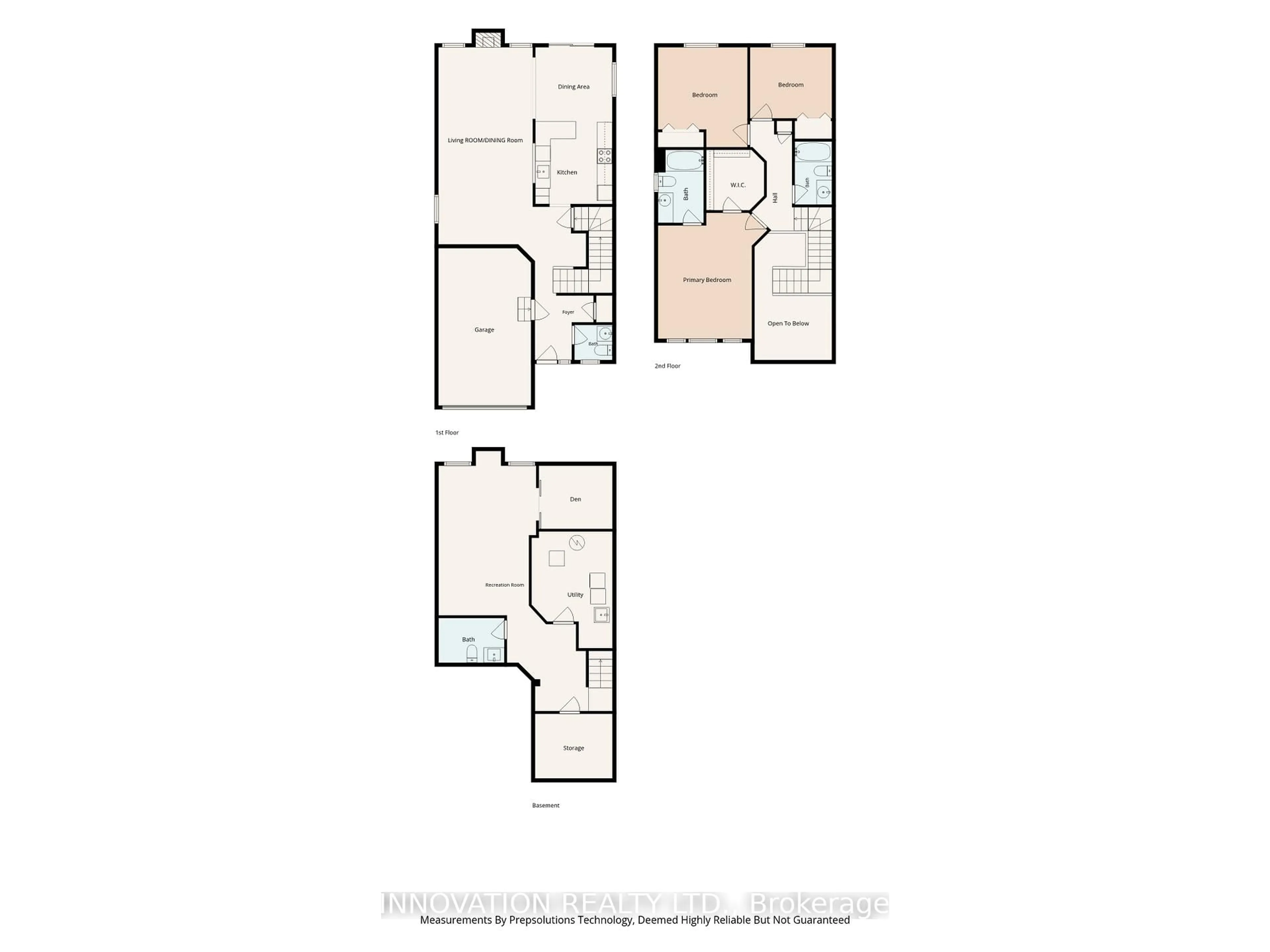 Floor plan for 227 Calaveras Ave, Ottawa Ontario K2J 5K6