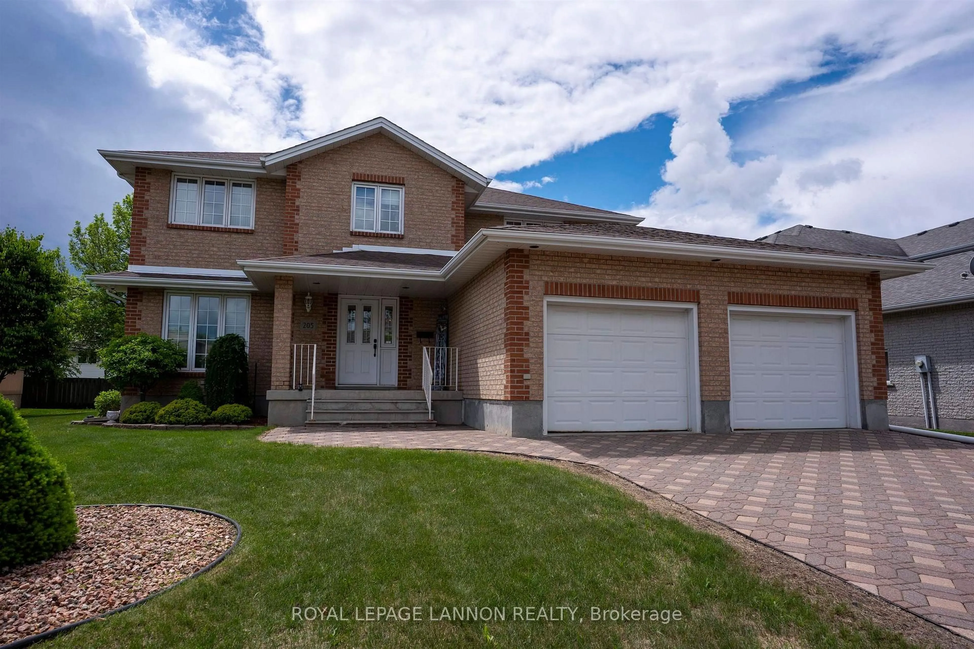 Home with brick exterior material, street for 205 Kusznier Cres, Thunder Bay Ontario P7B 6K4