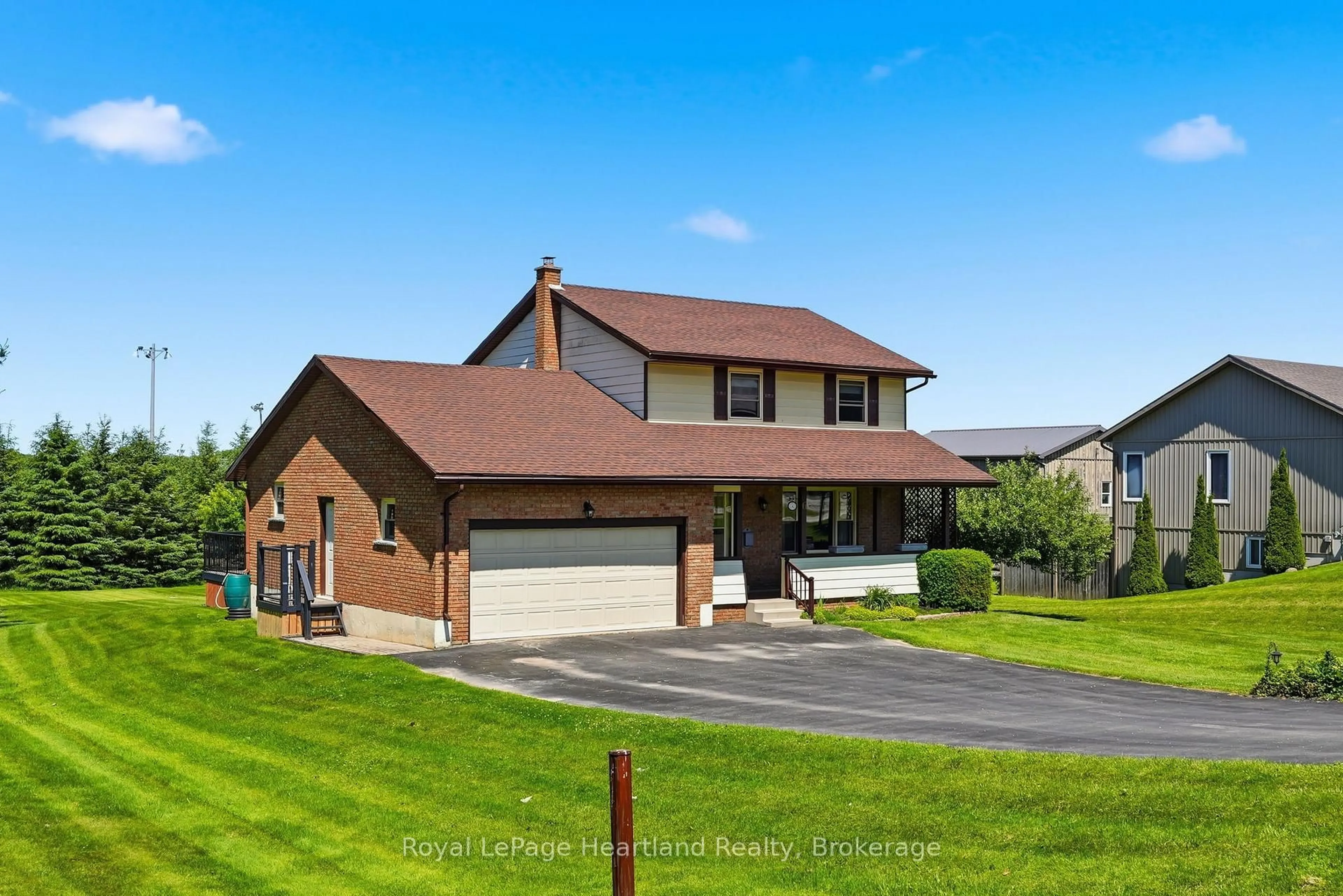 A pic from outside/outdoor area/front of a property/back of a property/a pic from drone, unknown for 6 Brown St, Minto Ontario N0G 1M0