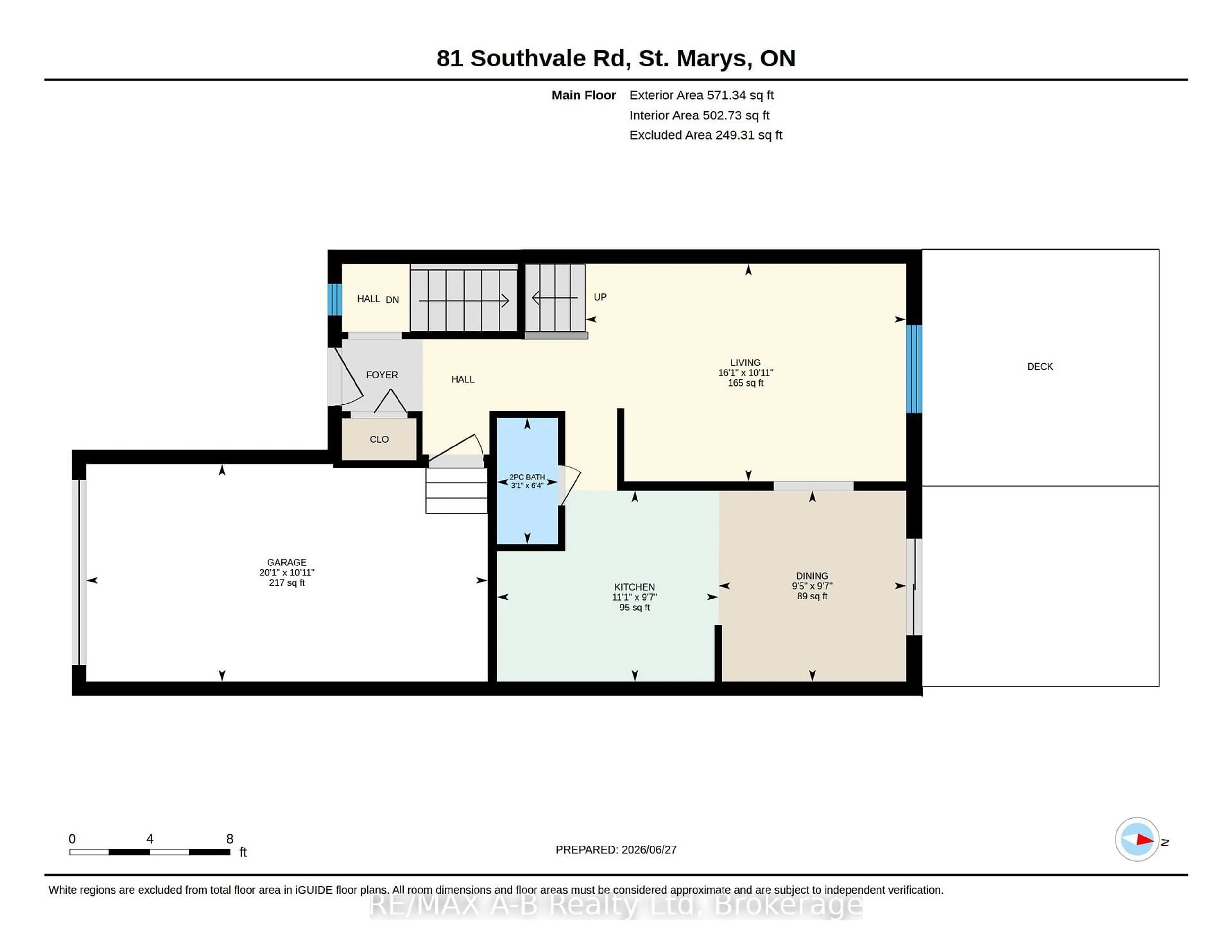 Floor plan for 81 Southvale Rd, St. Marys Ontario N4X 1A7