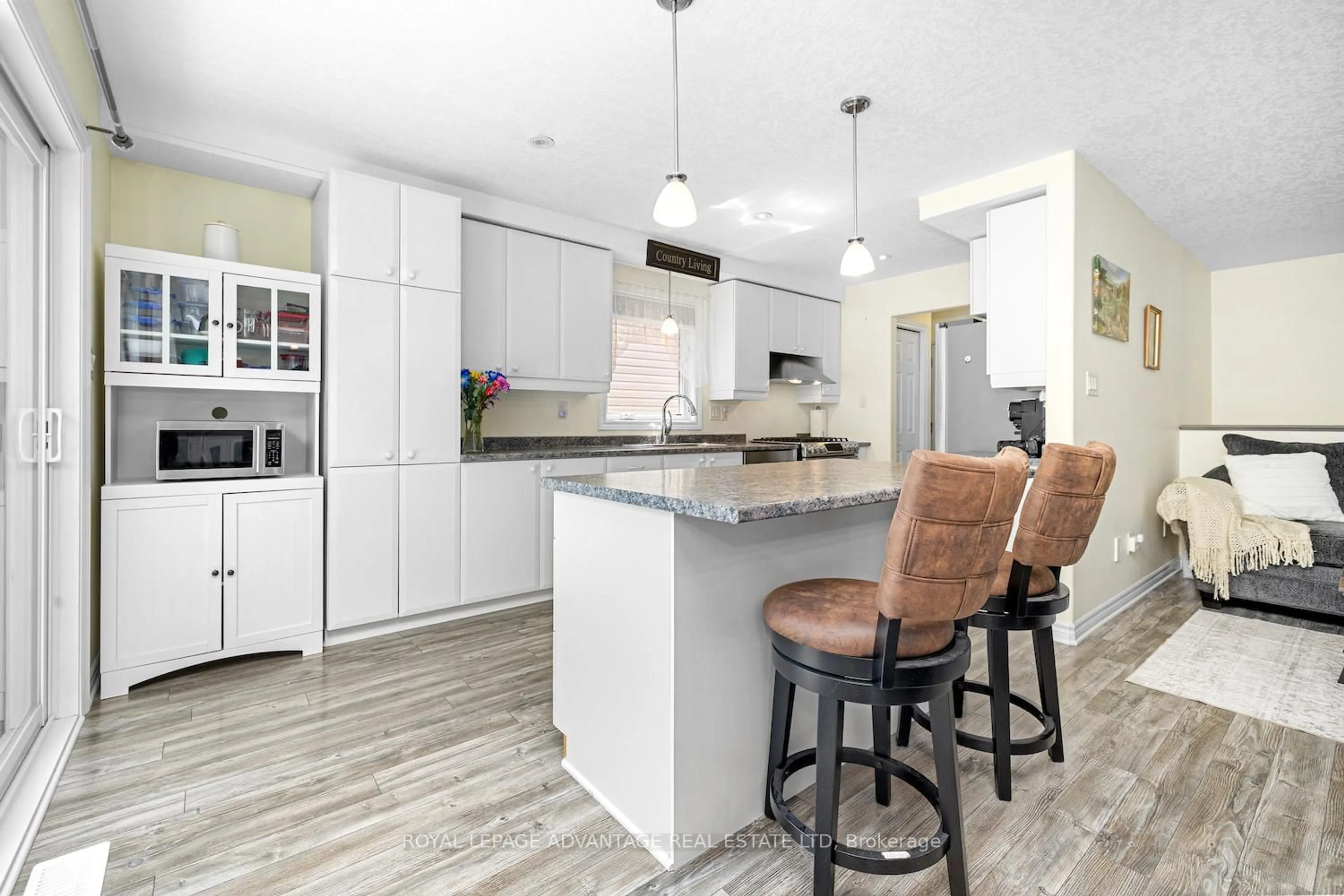 Open concept kitchen, ceramic/tile floor for 42 Code Cres, Smiths Falls Ontario K7A 0A9