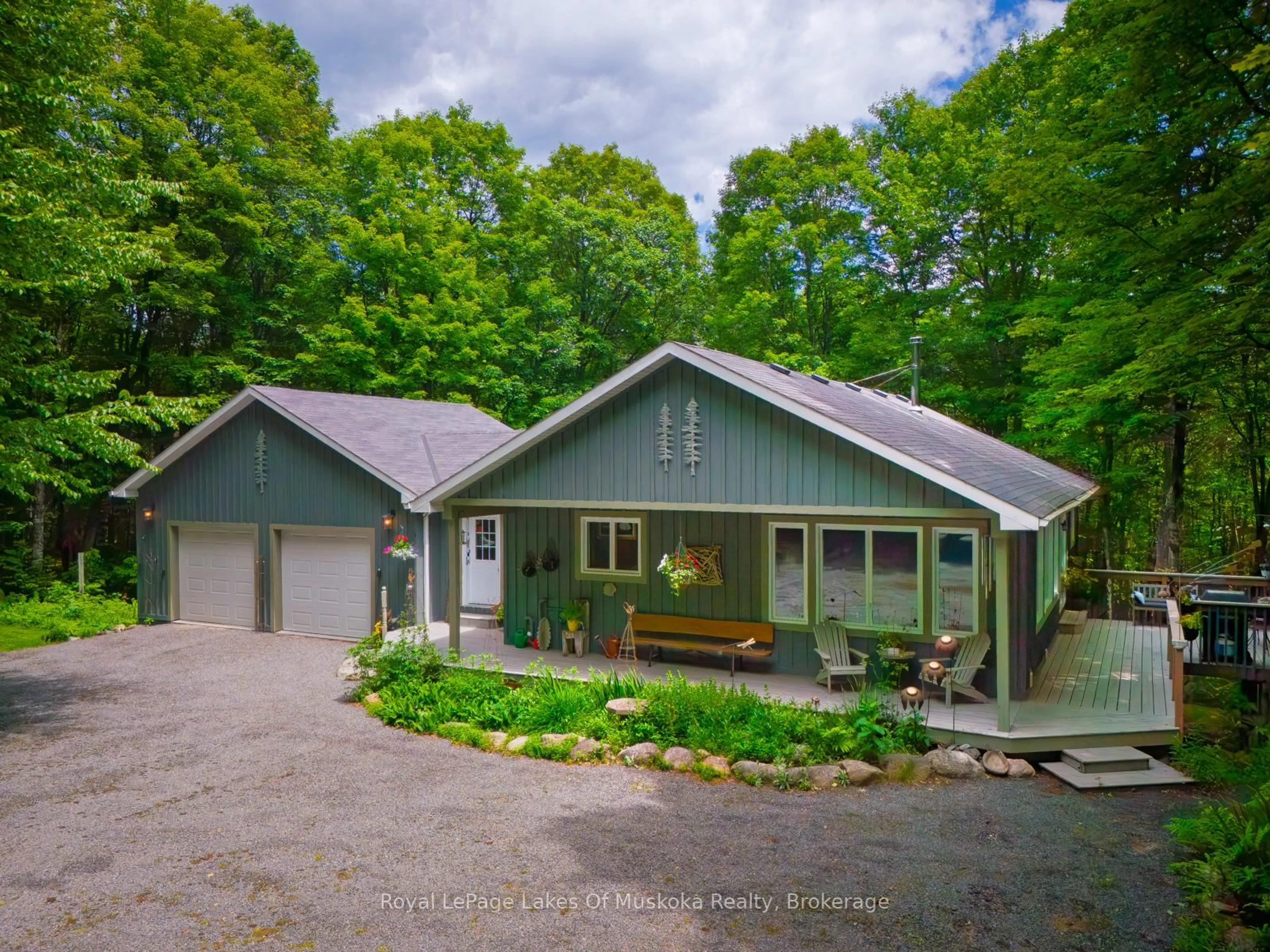 A pic from outside/outdoor area/front of a property/back of a property/a pic from drone, street for 4325 Stisted Rd, McMurrich/Monteith Ontario P0A 1Y0