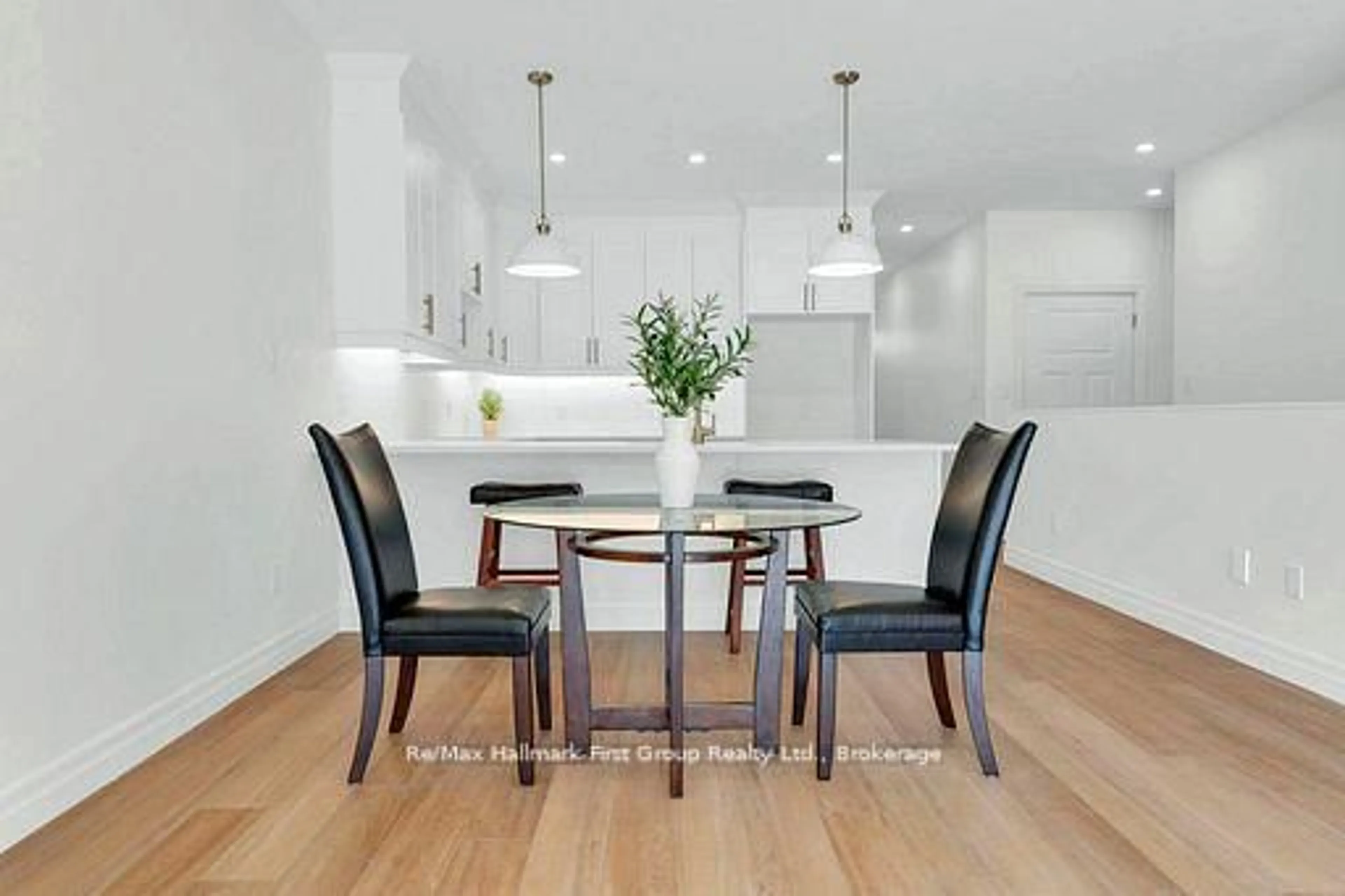 Contemporary kitchen, wood/laminate floor for 173 Pomeroy Ave, Tweed Ontario K0K 3J0