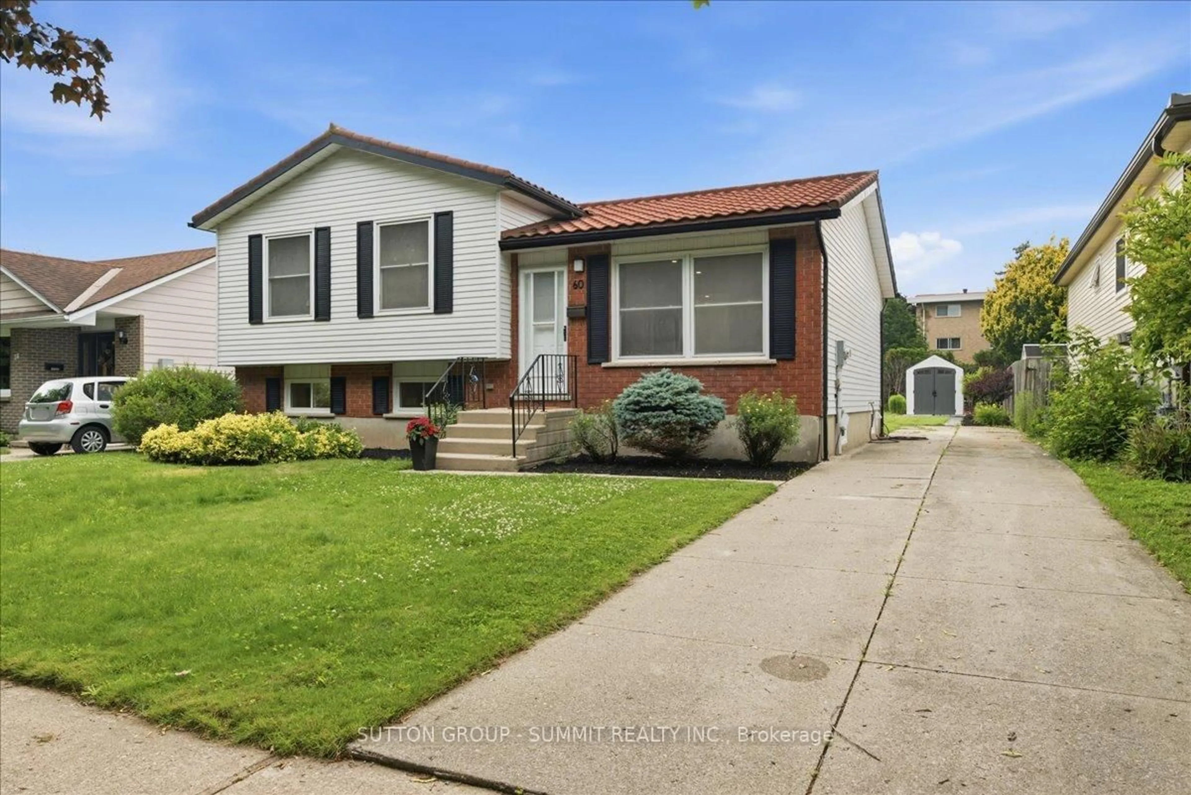 Home with brick exterior material, street for 60 Nethercott Dr, Stratford Ontario N5A 7G4