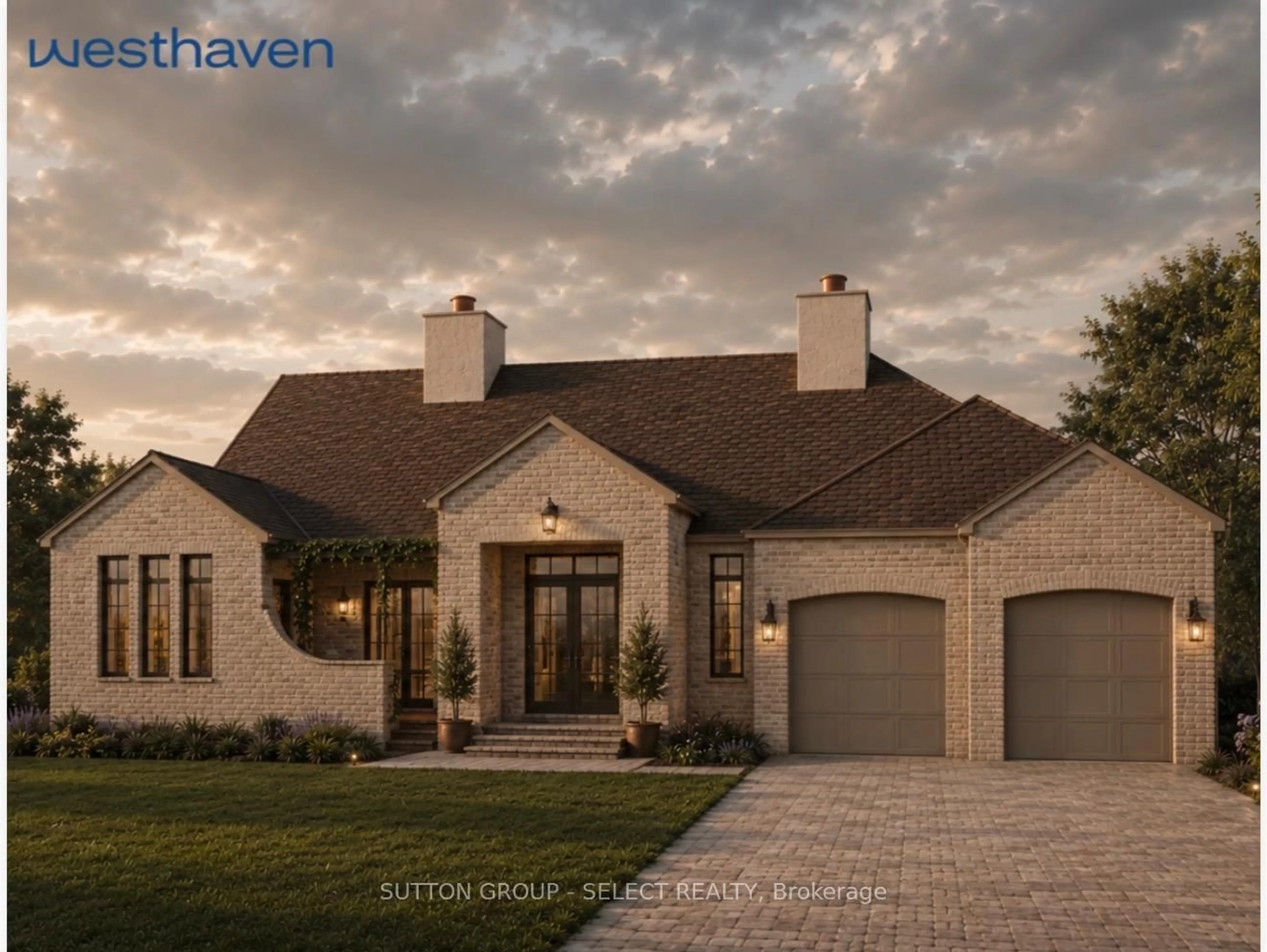 Home with brick exterior material, mountain view for 32 Bayshore Dr, Middlesex Centre Ontario N0L 1R0