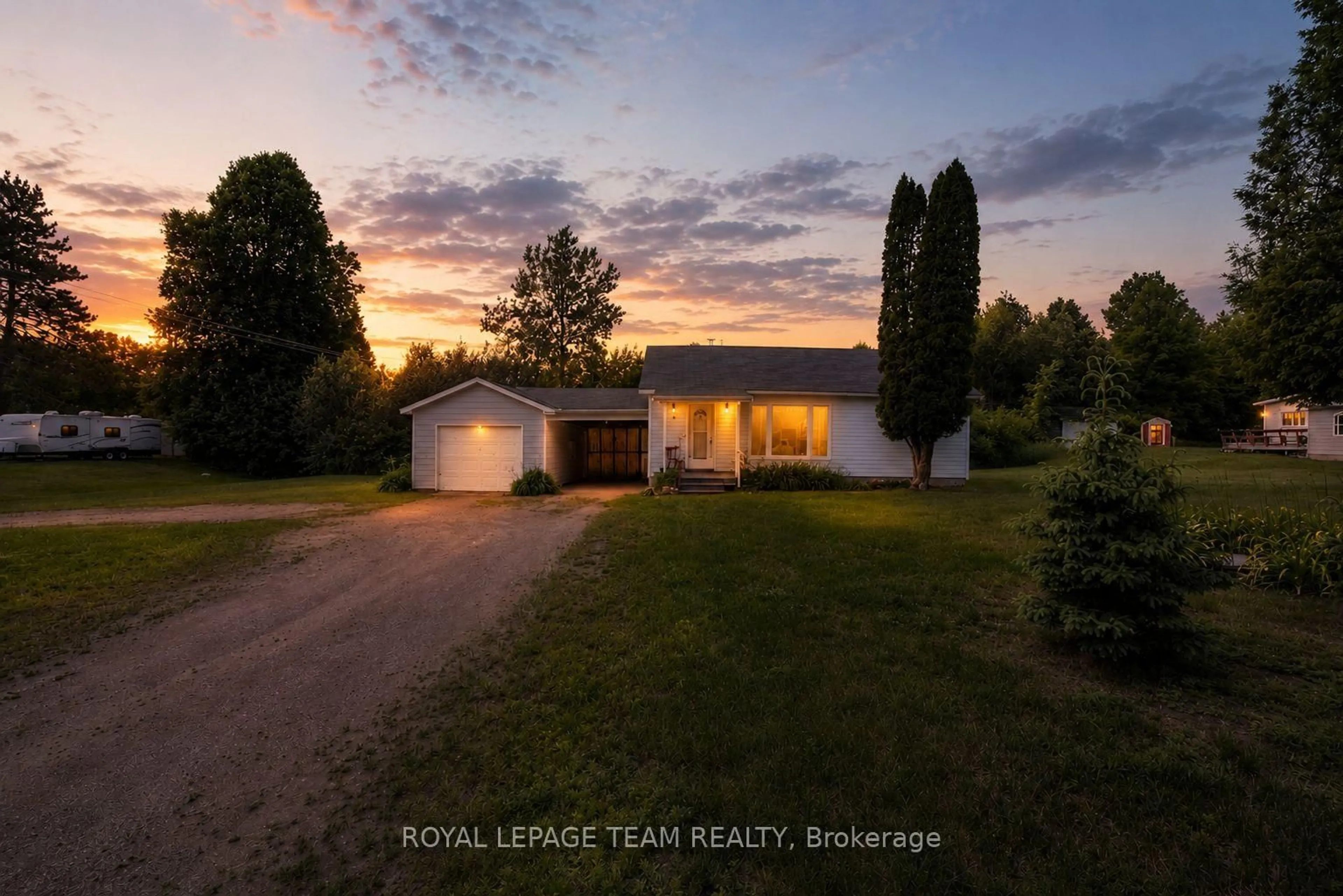 A pic from outside/outdoor area/front of a property/back of a property/a pic from drone, water/lake/river/ocean view for 90 Mill St, Killaloe Ontario K0J 2A0