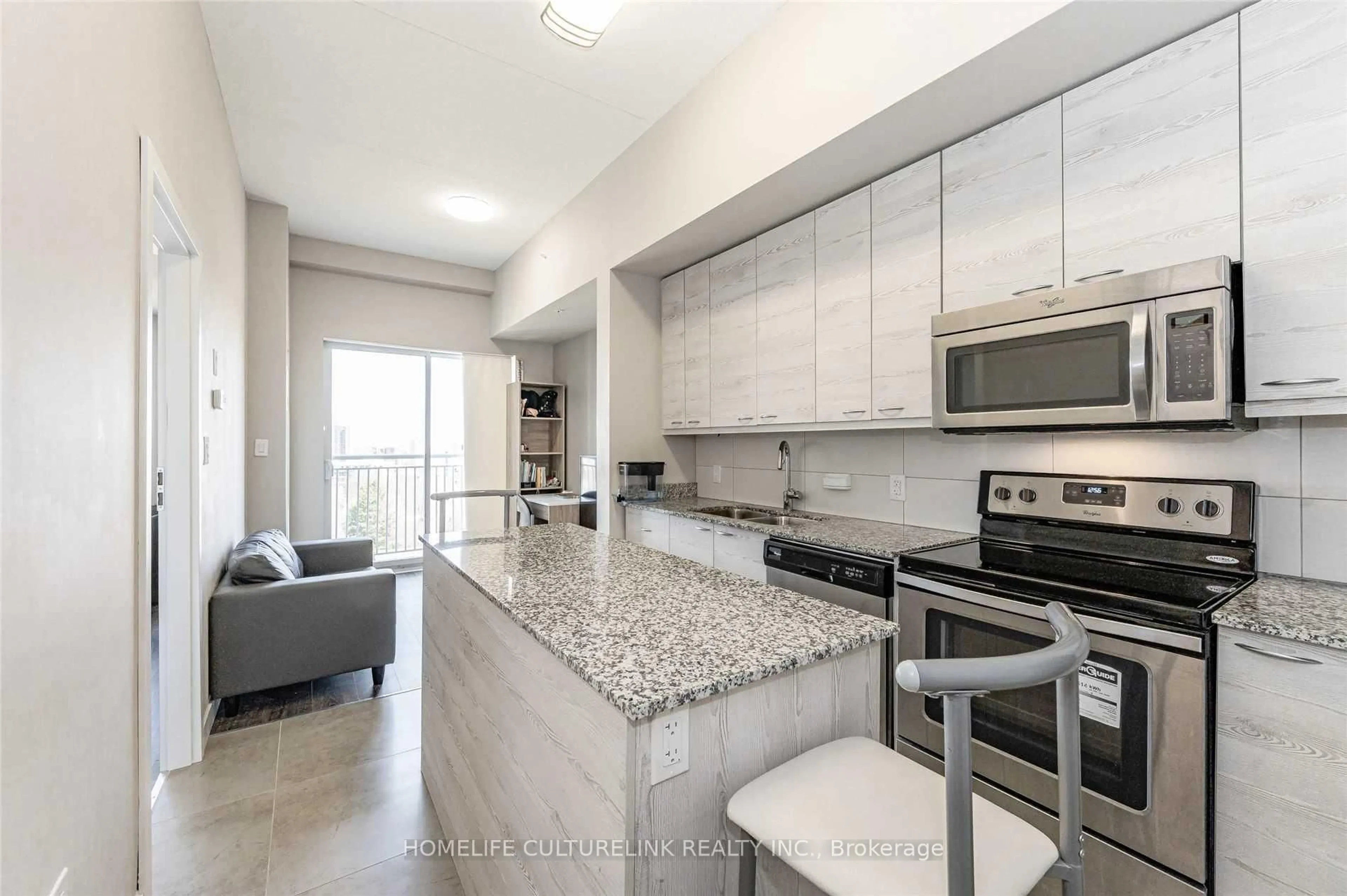 Open concept kitchen, unknown for 280 Lester St #823, Waterloo Ontario N2L 0G2