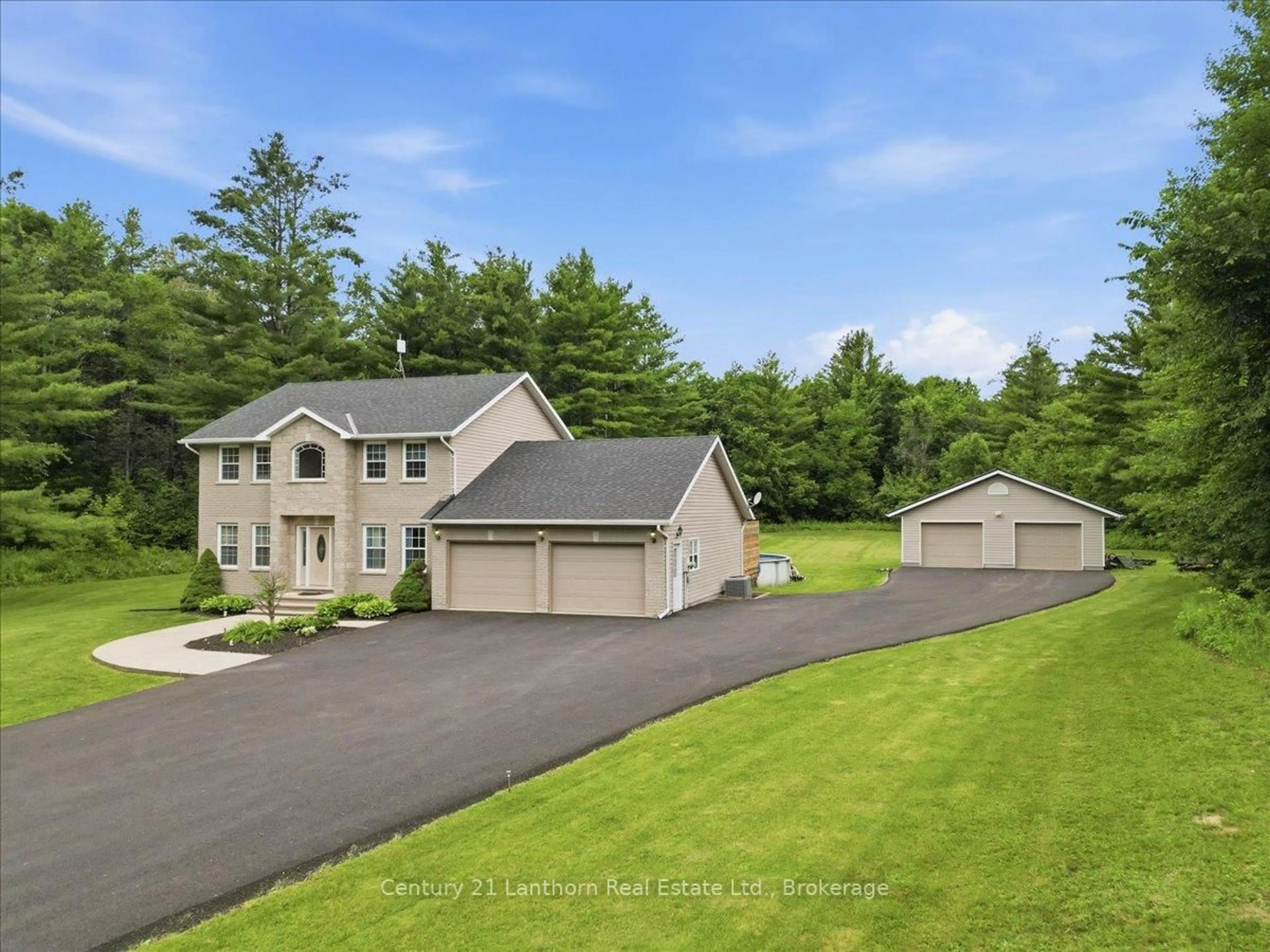 A pic from outside/outdoor area/front of a property/back of a property/a pic from drone, street for 170 Centre Rd, Madoc Ontario K0K 2K0