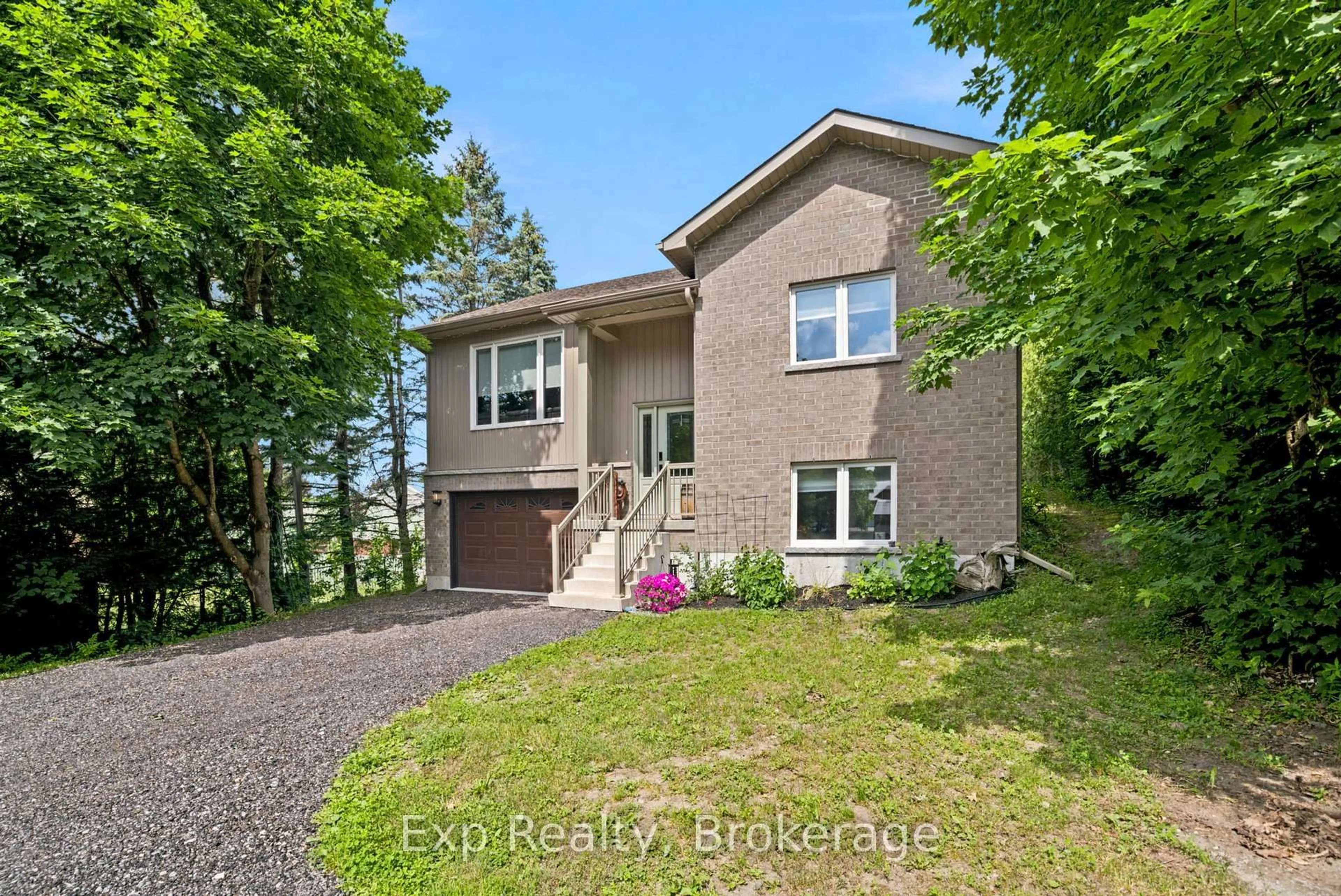 A pic from outside/outdoor area/front of a property/back of a property/a pic from drone, water/lake/river/ocean view for 282 John St, Kawartha Lakes Ontario L0A 1K0