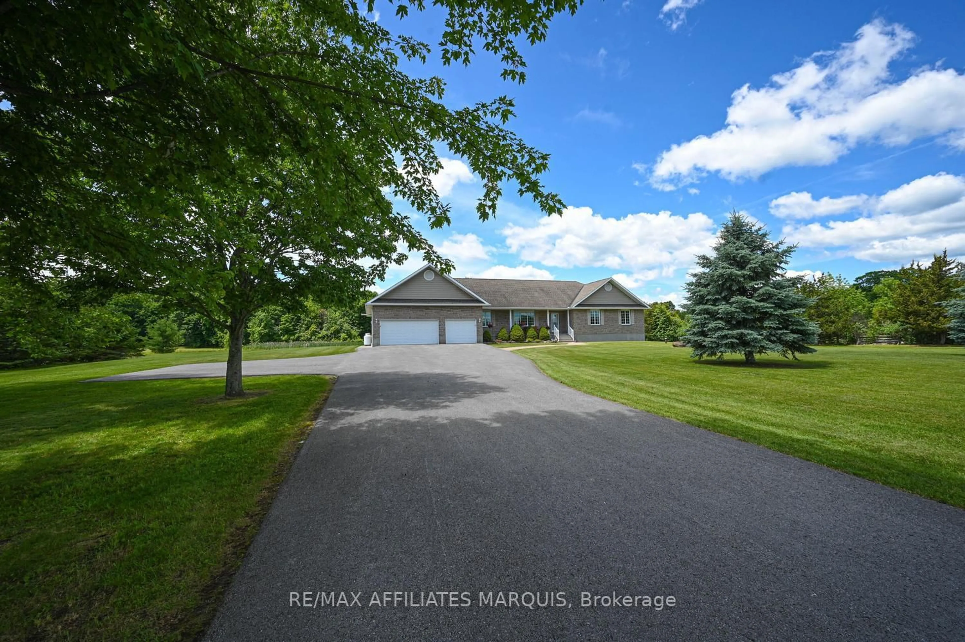 A pic from outside/outdoor area/front of a property/back of a property/a pic from drone, water/lake/river/ocean view for 83 Horace Dr, Rideau Lakes Ontario K0G 1V0