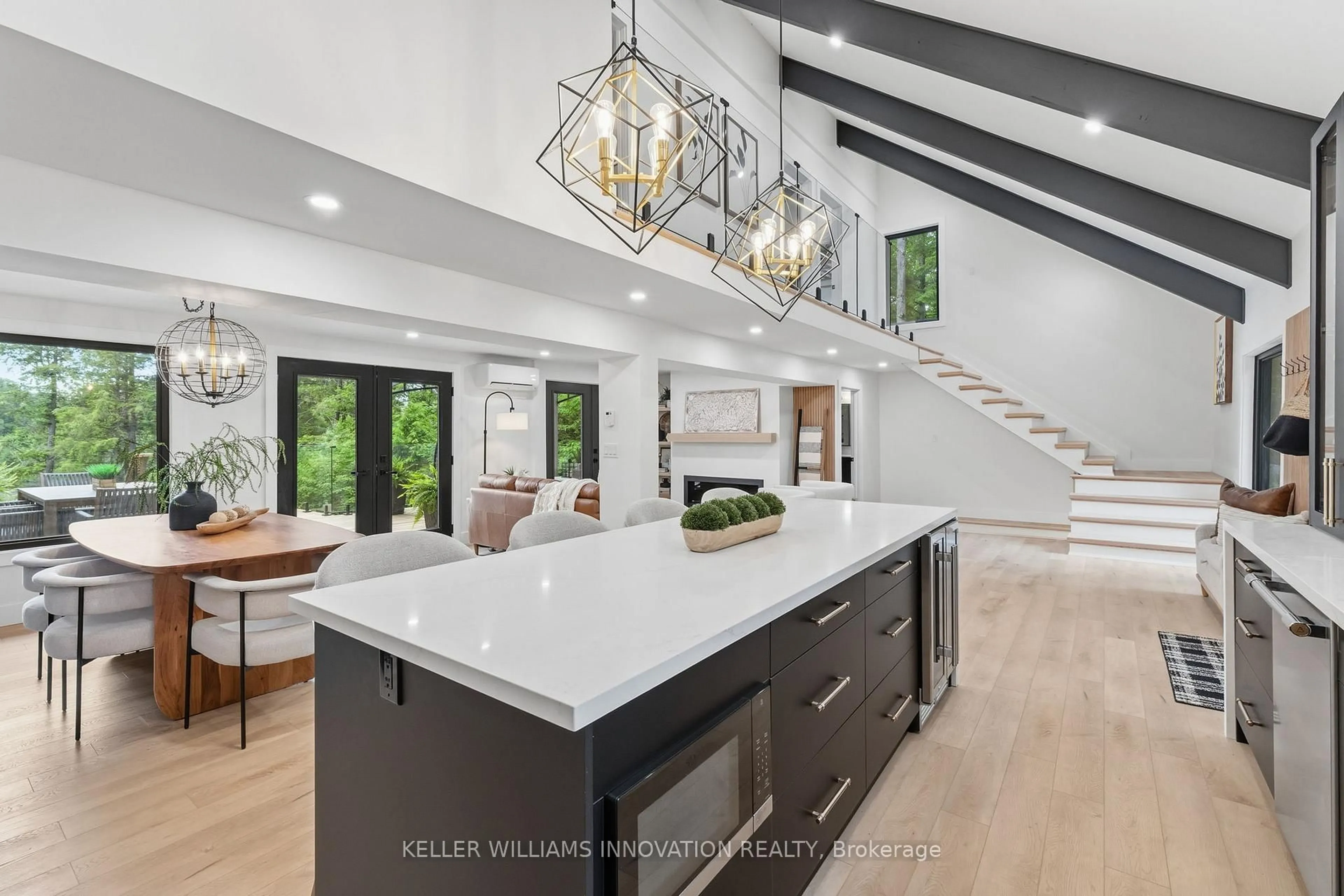 Open concept kitchen, unknown for 1357 Dickie Lake Rd, Lake of Bays Ontario P0B 1A0