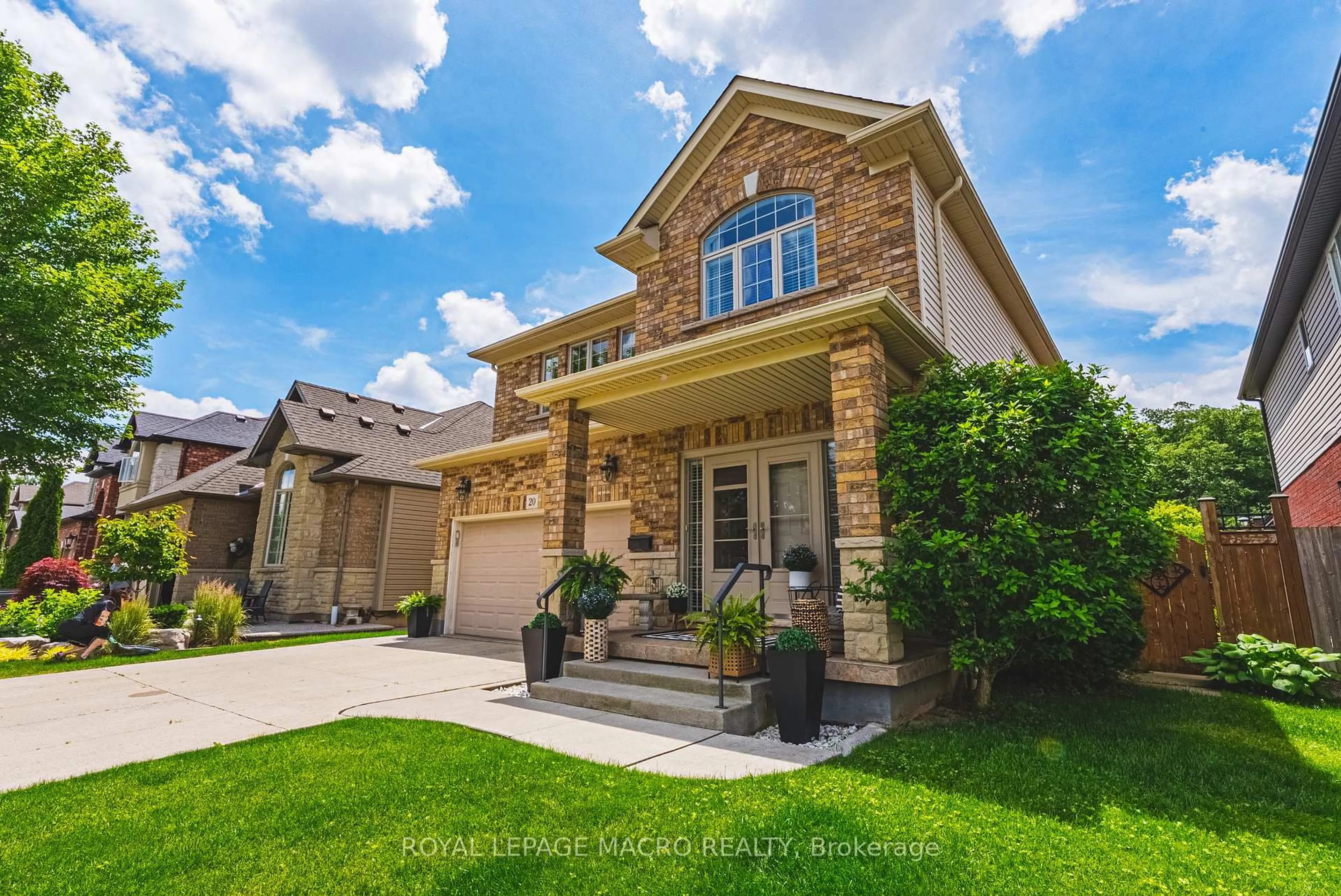 Home with brick exterior material, street for 20 Degrow Cres, Hamilton Ontario L0R 1C0