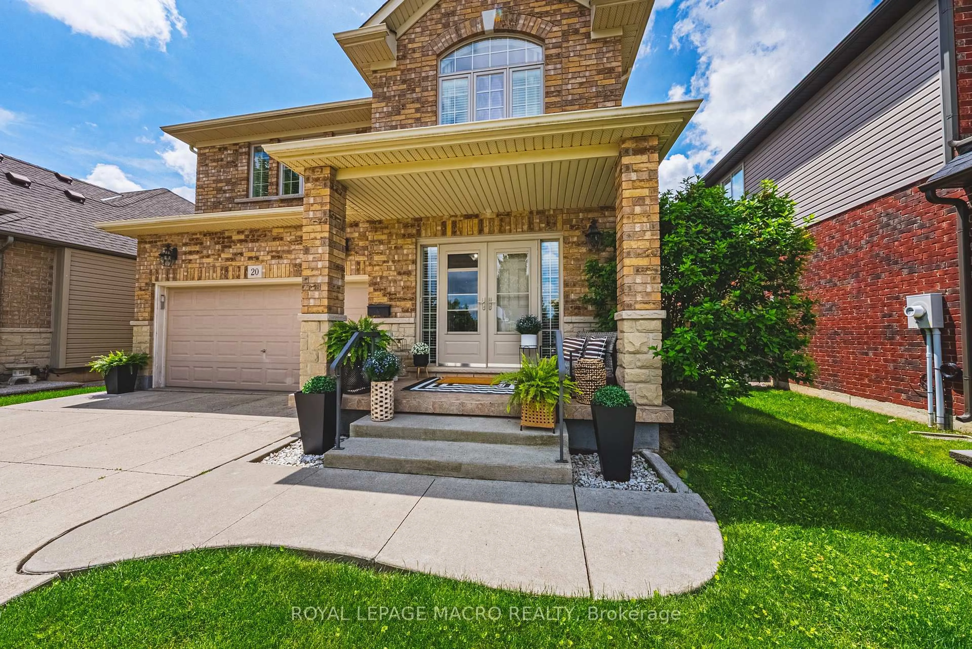 Home with brick exterior material, street for 20 Degrow Cres, Hamilton Ontario L0R 1C0
