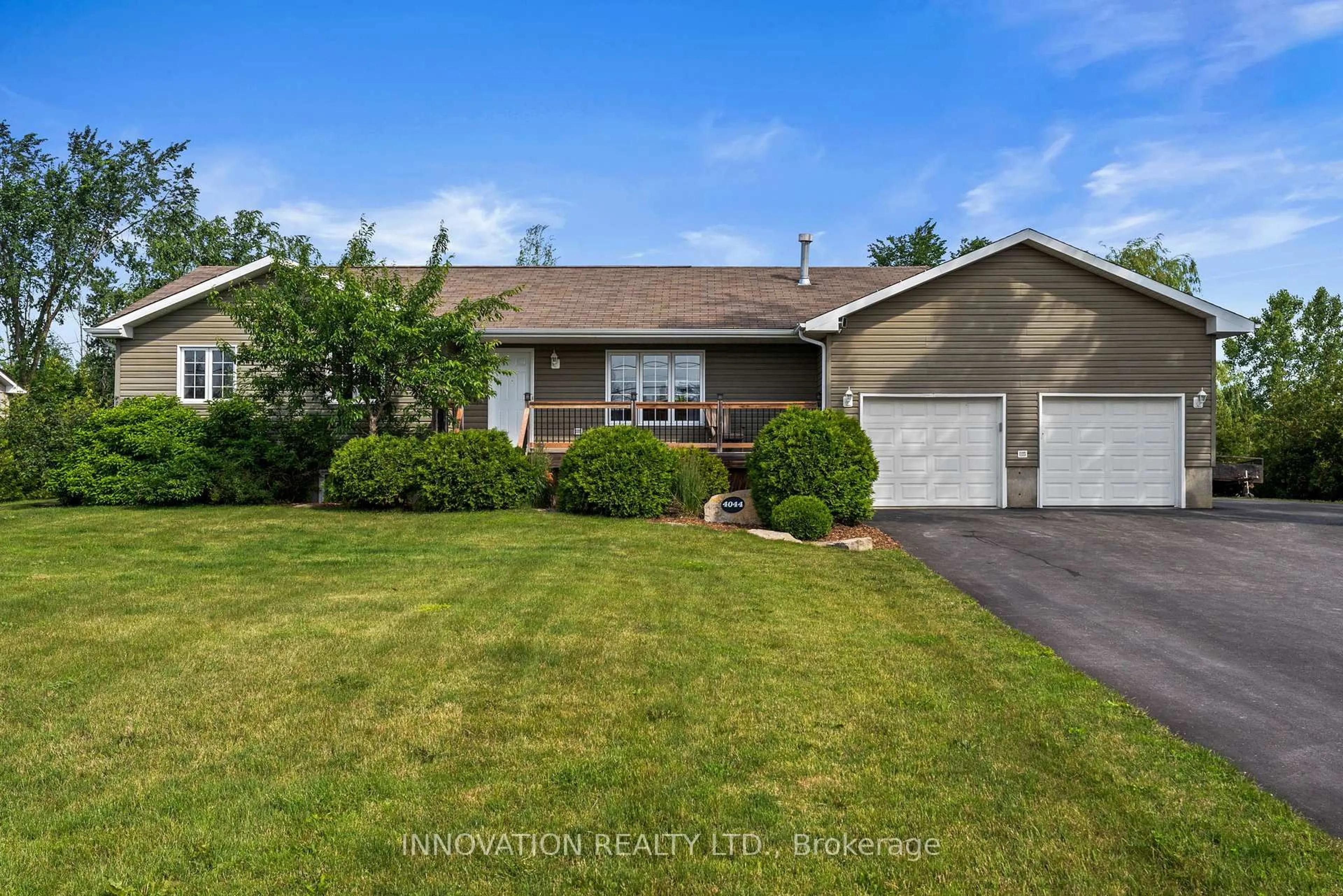 Home with vinyl exterior material, street for 4044 Calbrent Way, Osgoode Ontario K0A 2W0