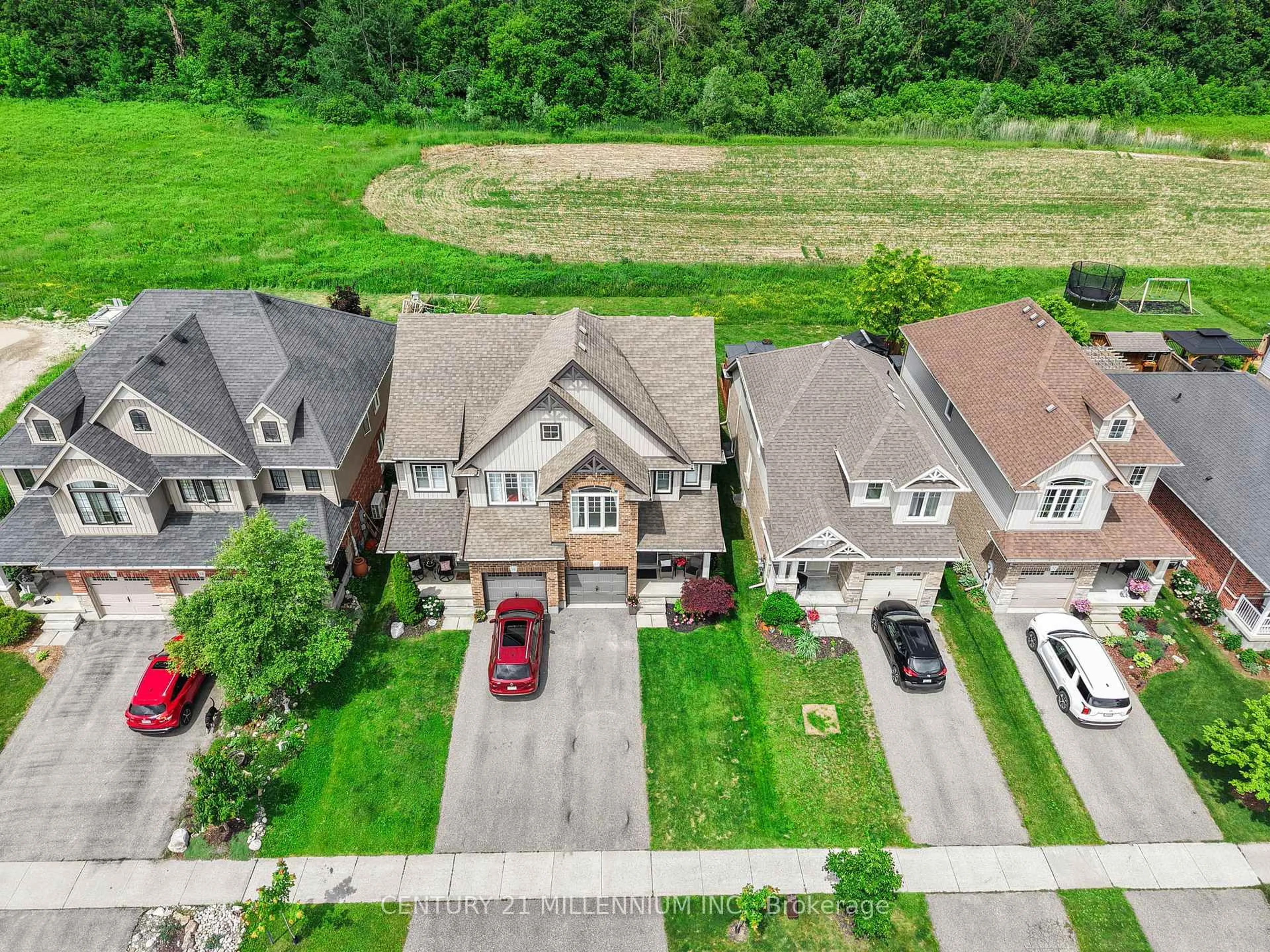 A pic from outside/outdoor area/front of a property/back of a property/a pic from drone, street for 22 Limera Ave, Woolwich Ontario N3B 0B6