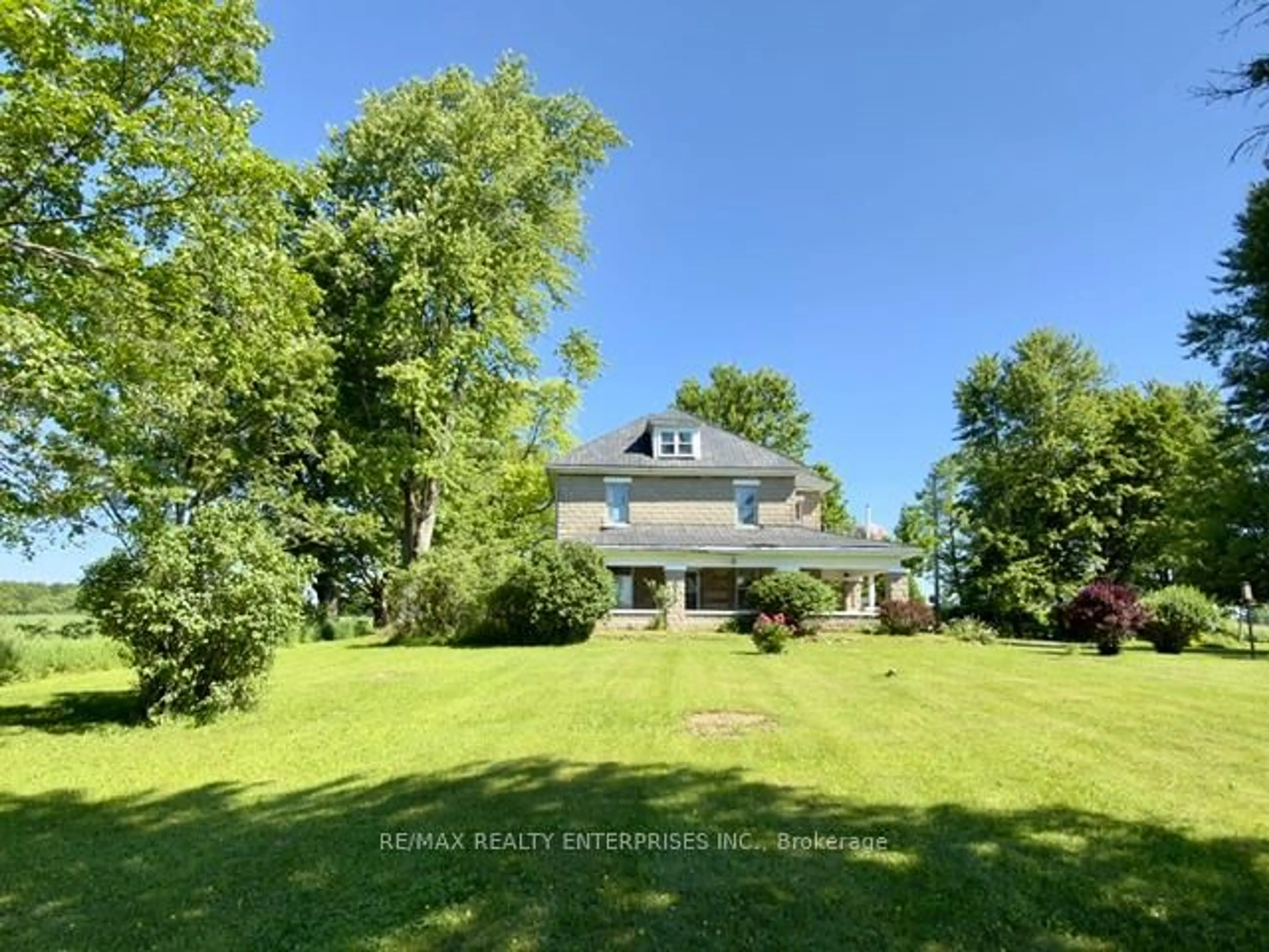 A pic from outside/outdoor area/front of a property/back of a property/a pic from drone, unknown for 525415 Grey County Road 30, Grey Highlands Ontario N0C 1H0