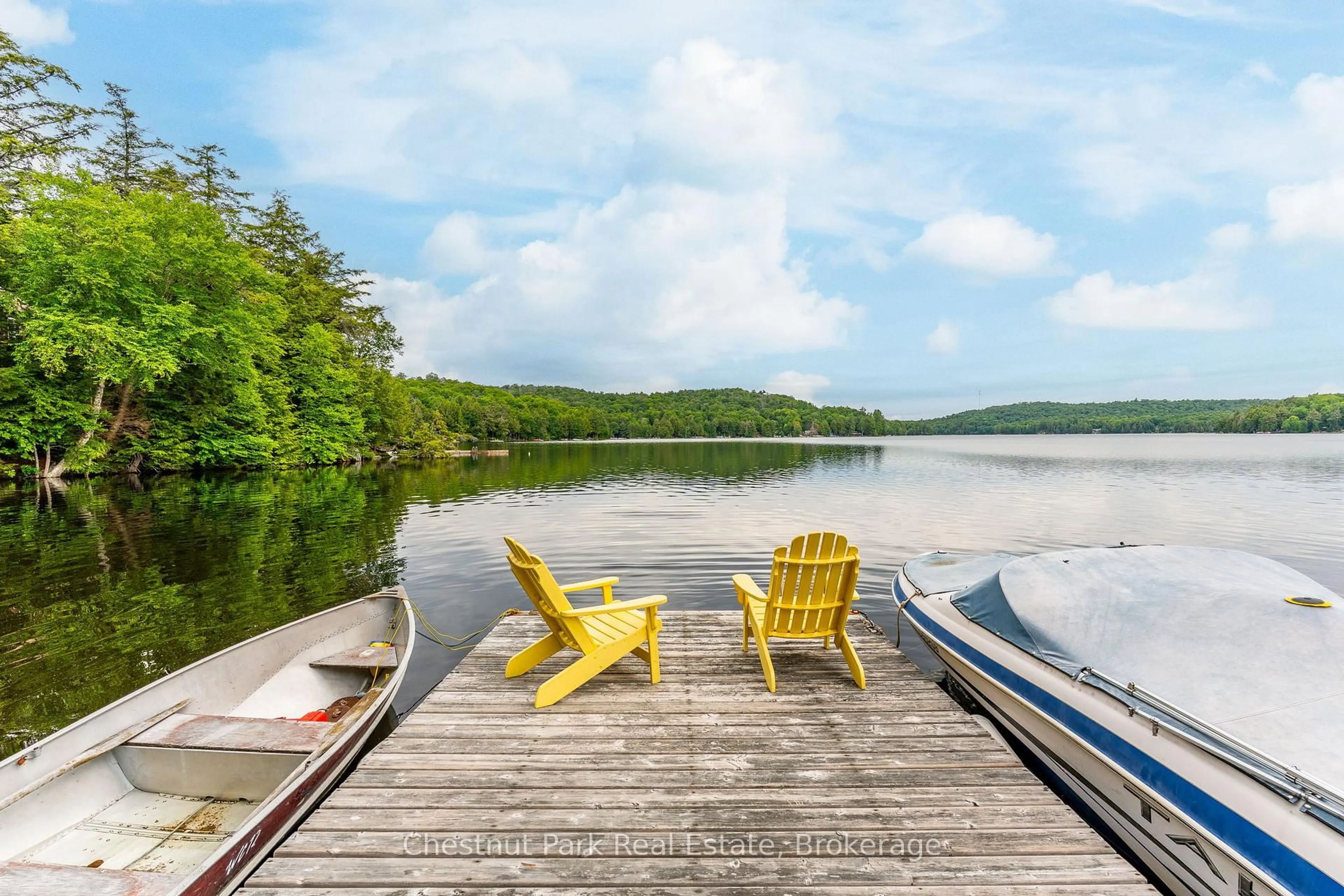Patio, water/lake/river/ocean view for 5278 Kennisis Lake Rd, Dysart et al Ontario K0M 1S0