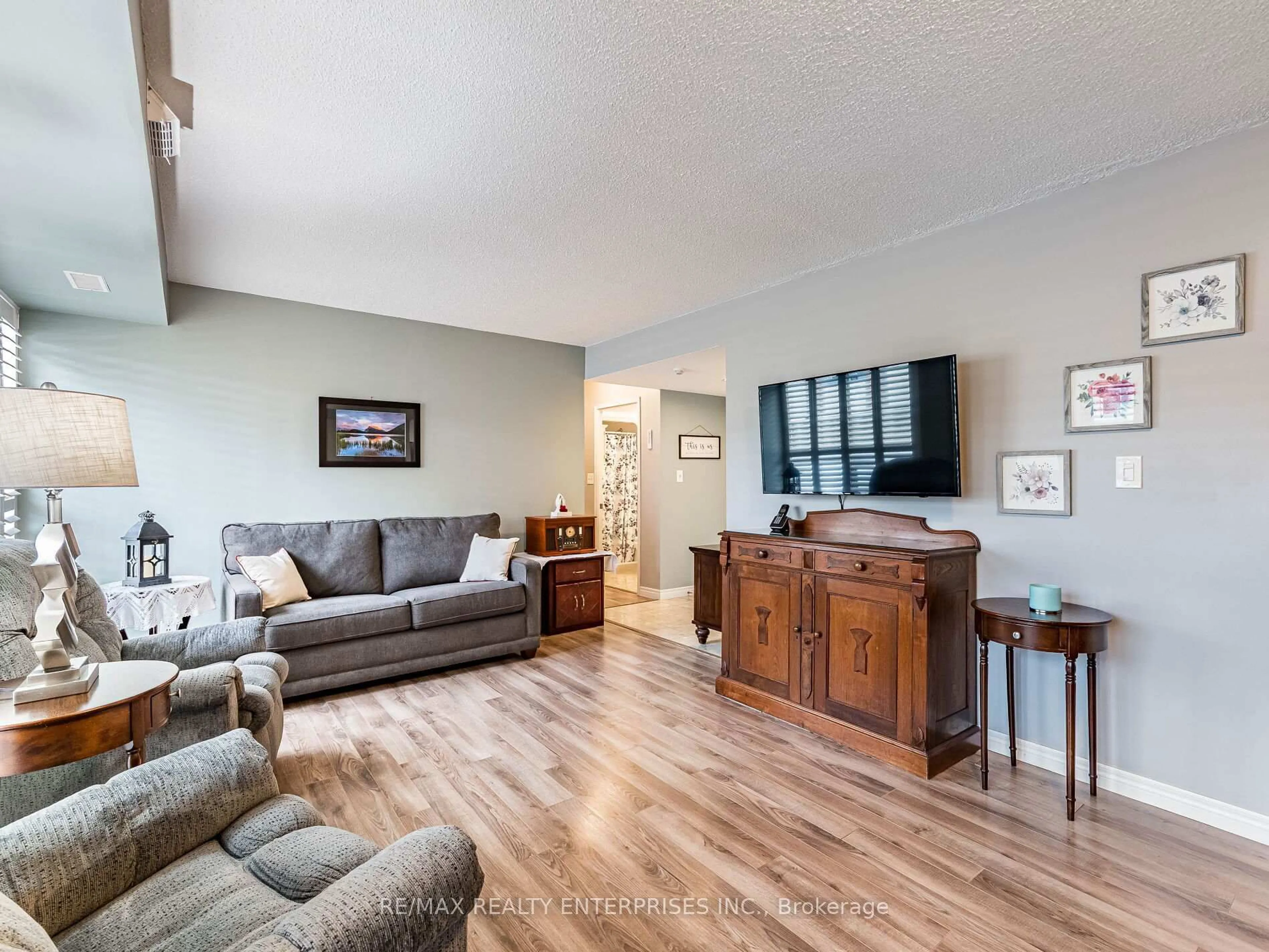 Living room with furniture, unknown for 3267 King St #105, Kitchener Ontario N2A 4A4