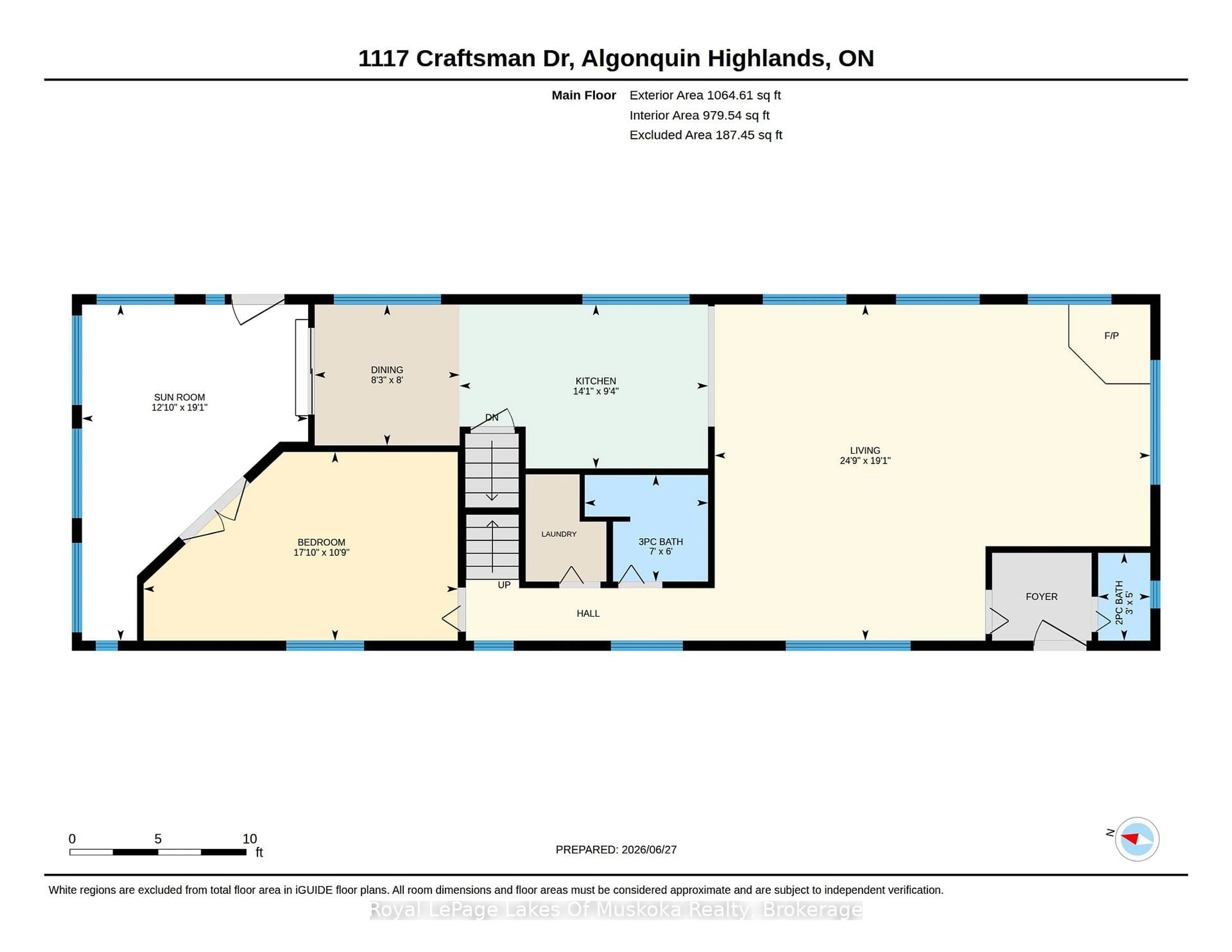 Floor plan for 1117 Craftsman Dr, Algonquin Highlands Ontario P0A 1E0