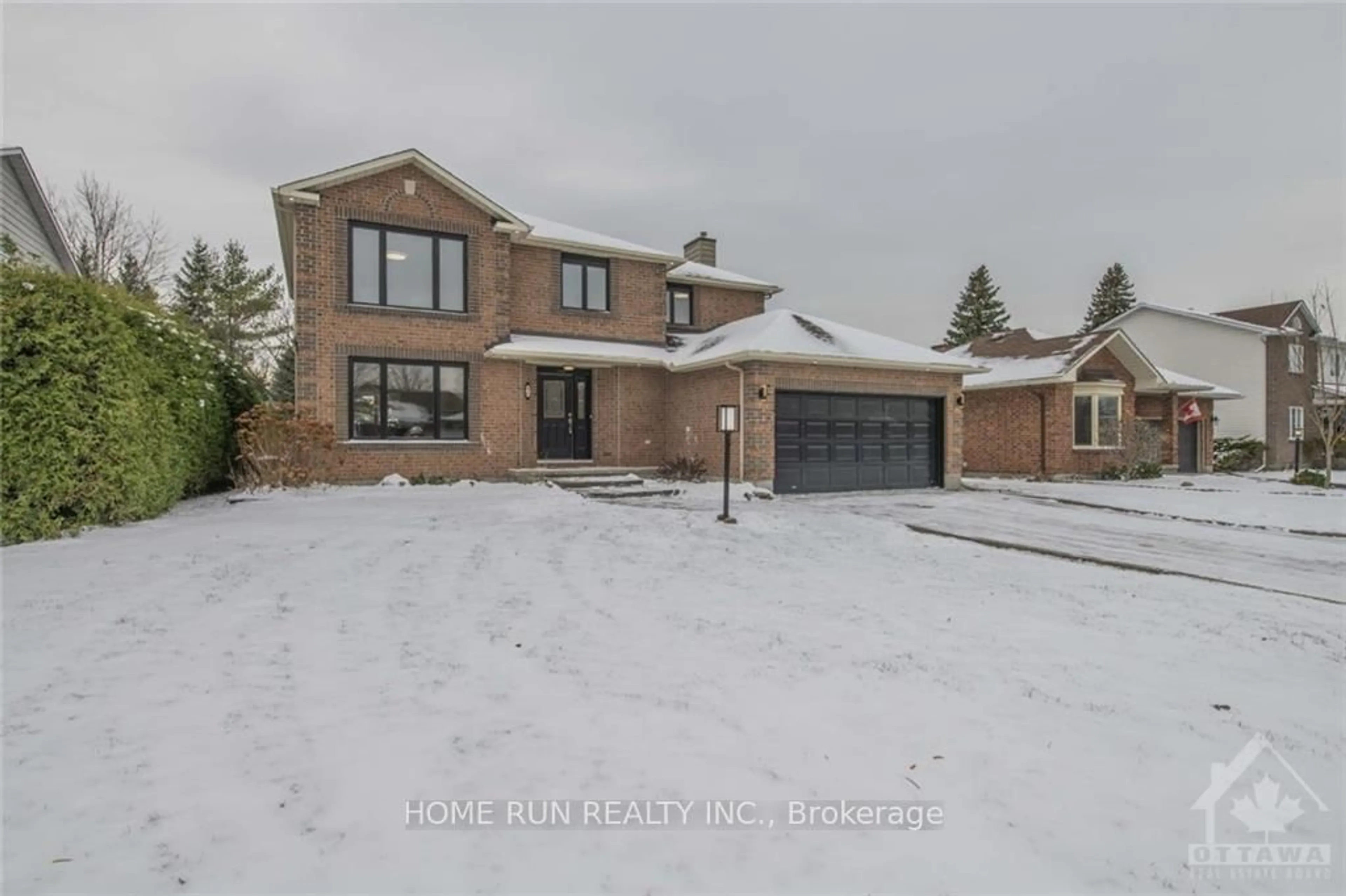 Home with brick exterior material, street for 27 Springwood Circ, Stittsville Ontario K2S 1E2