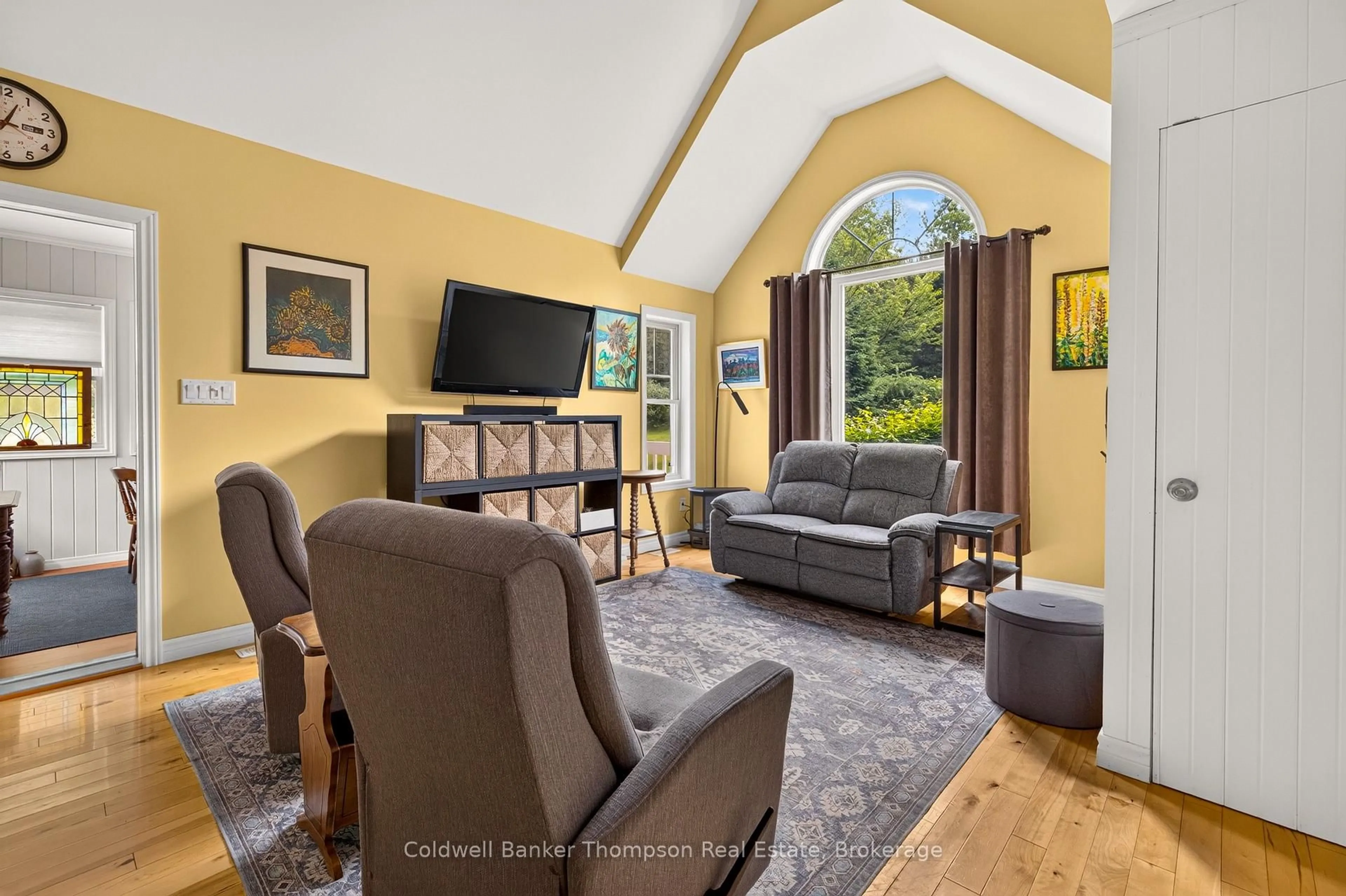 Living room with furniture, unknown for 3425 Brunel Rd, Lake of Bays Ontario P1H 2J3