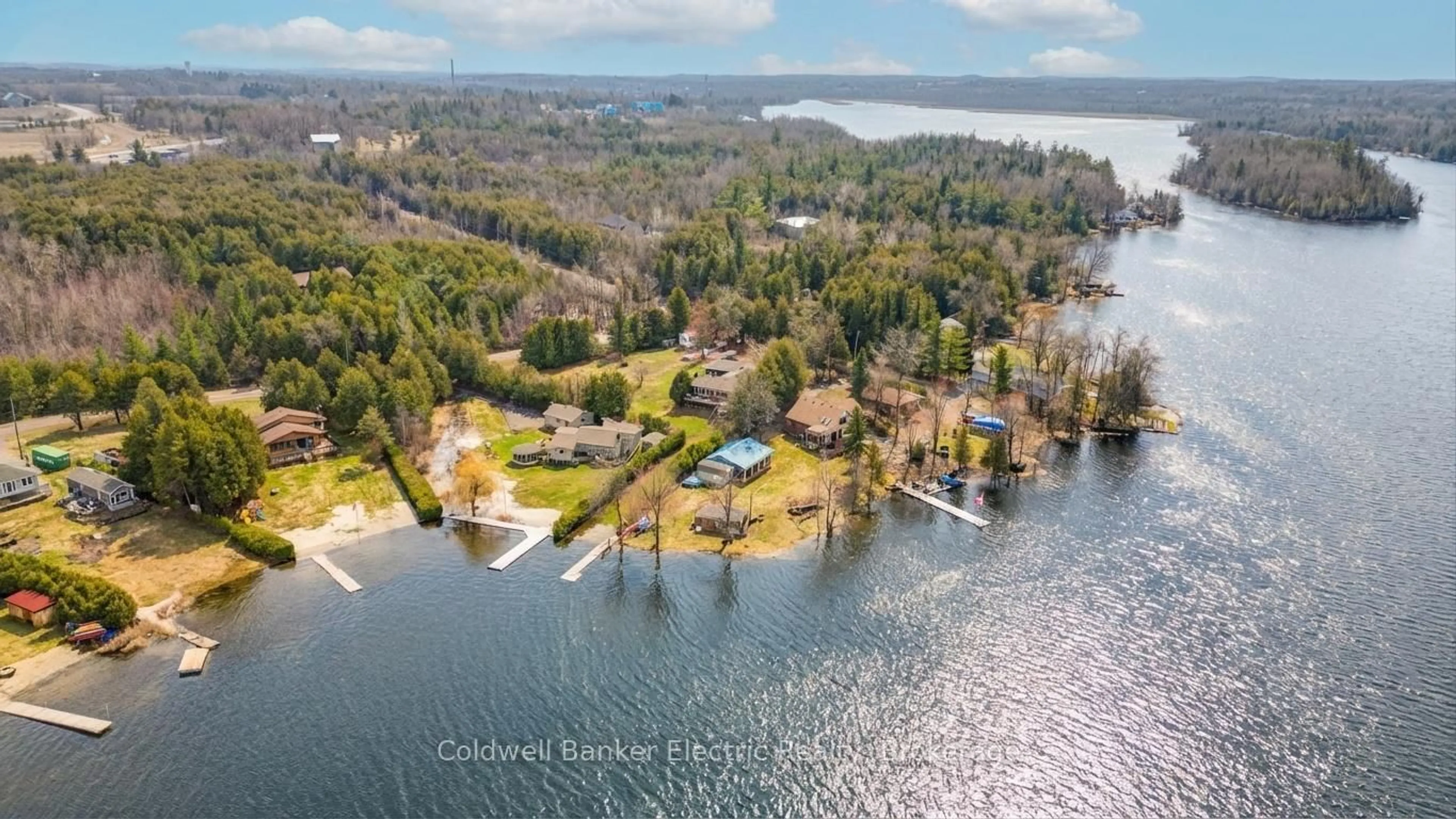 A pic from outside/outdoor area/front of a property/back of a property/a pic from drone, water/lake/river/ocean view for 1647 Stenner Rd, Douro-Dummer Ontario K0L 2H0